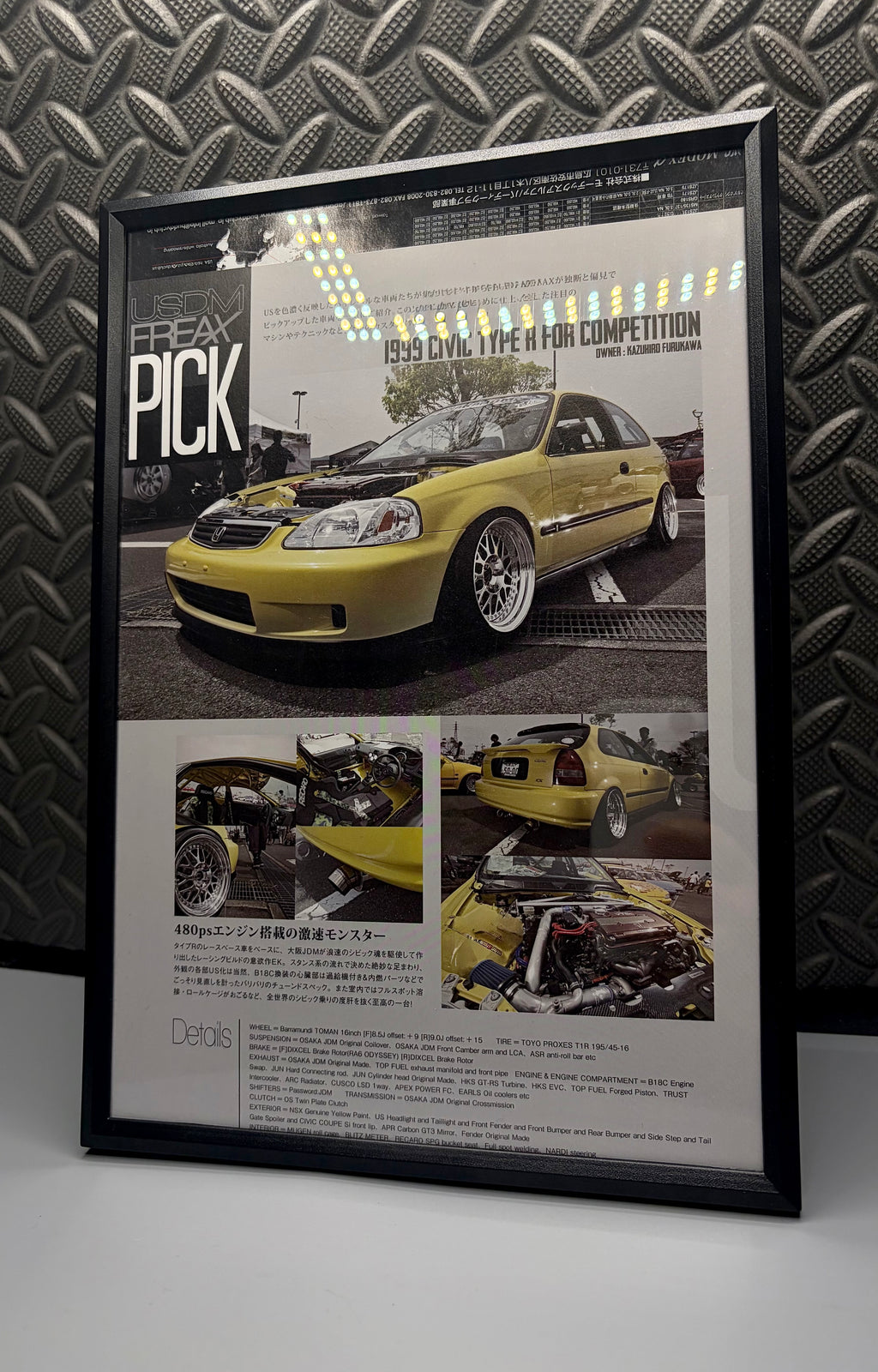 Honda civic X collection From Japan (8X11)-SINGLE