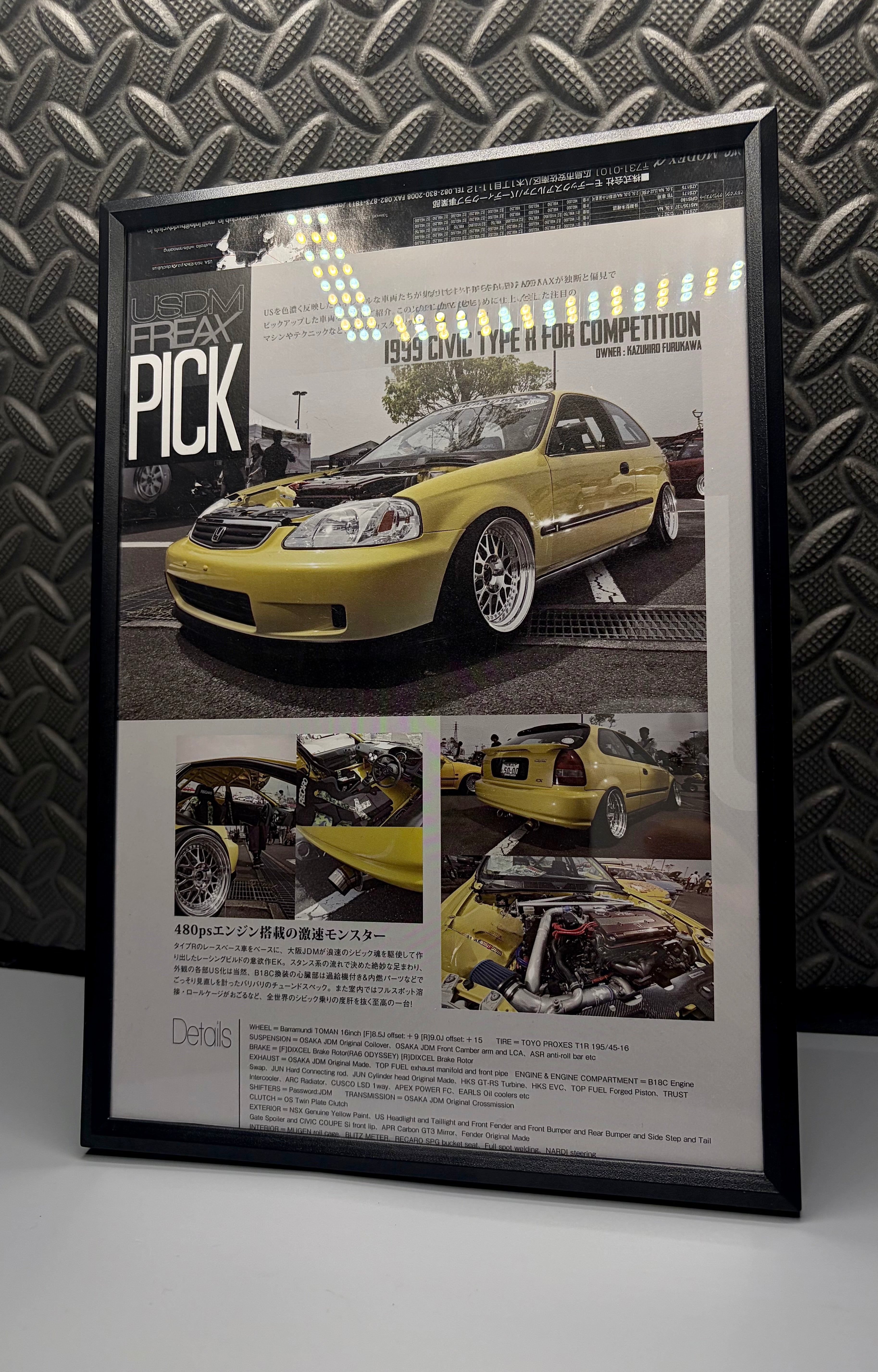 Honda civic X collection From Japan (8X11)-SINGLE