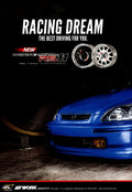 HONDA civic x work wheels collection from Japan (16x11)-SET