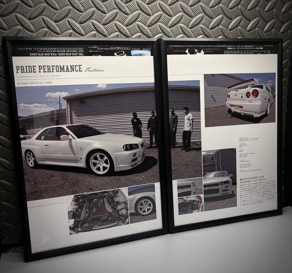 NISSAN r34 collection From Japan (16X11)-SET