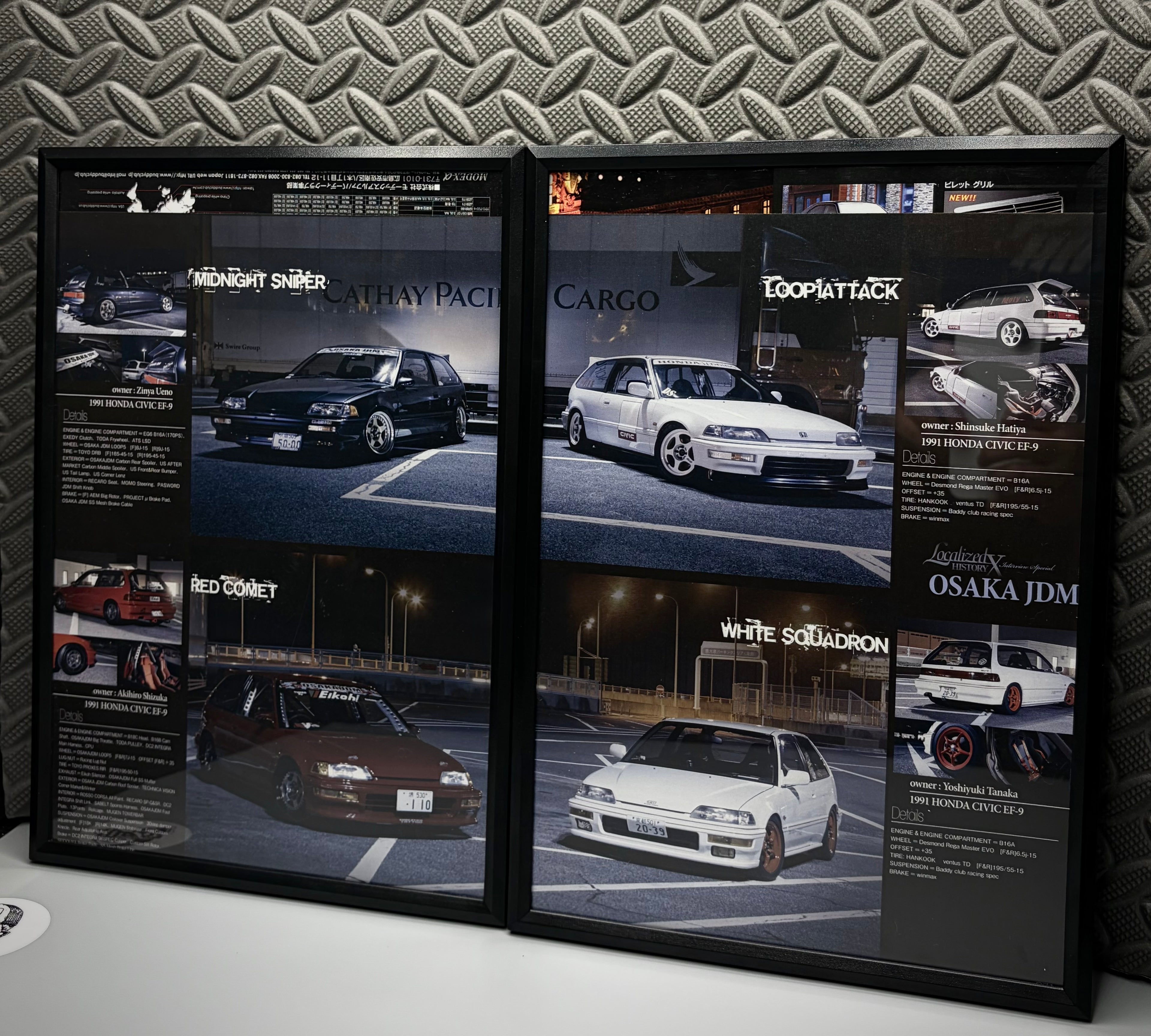 HONDA  collection From Japan (16X11)-SET