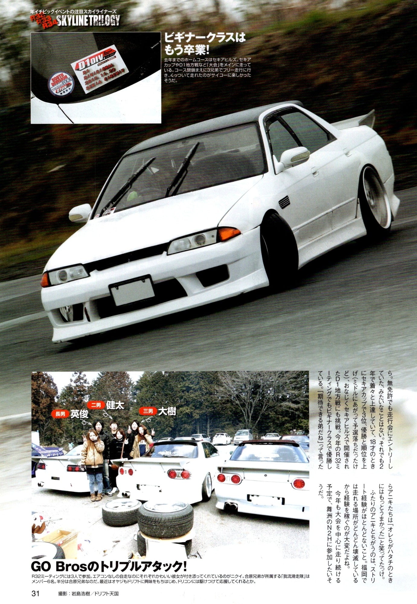NISSAN R32 collection  from Japan (8X11)-SINGLE
