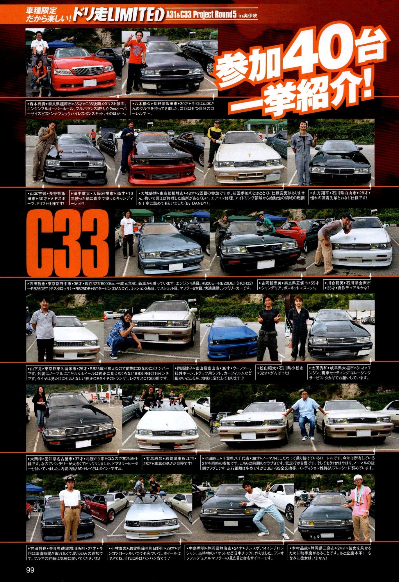NISSAN MIX ( C33 X A31 )  collection from Japan (16x11)-SET