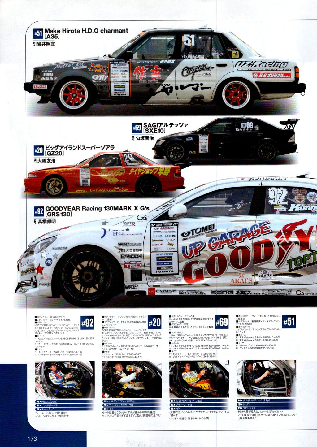 JDM MIX collection from Japan (16x11)-SET