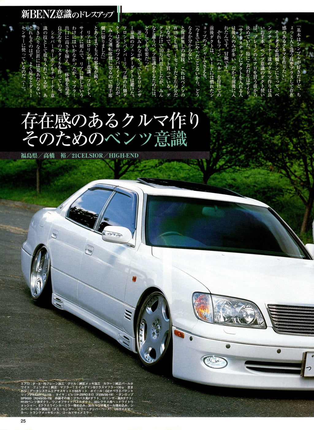 VIP TOYOTA UCF21 CELSIOR (LS400) collection from Japan (16x11)-SET