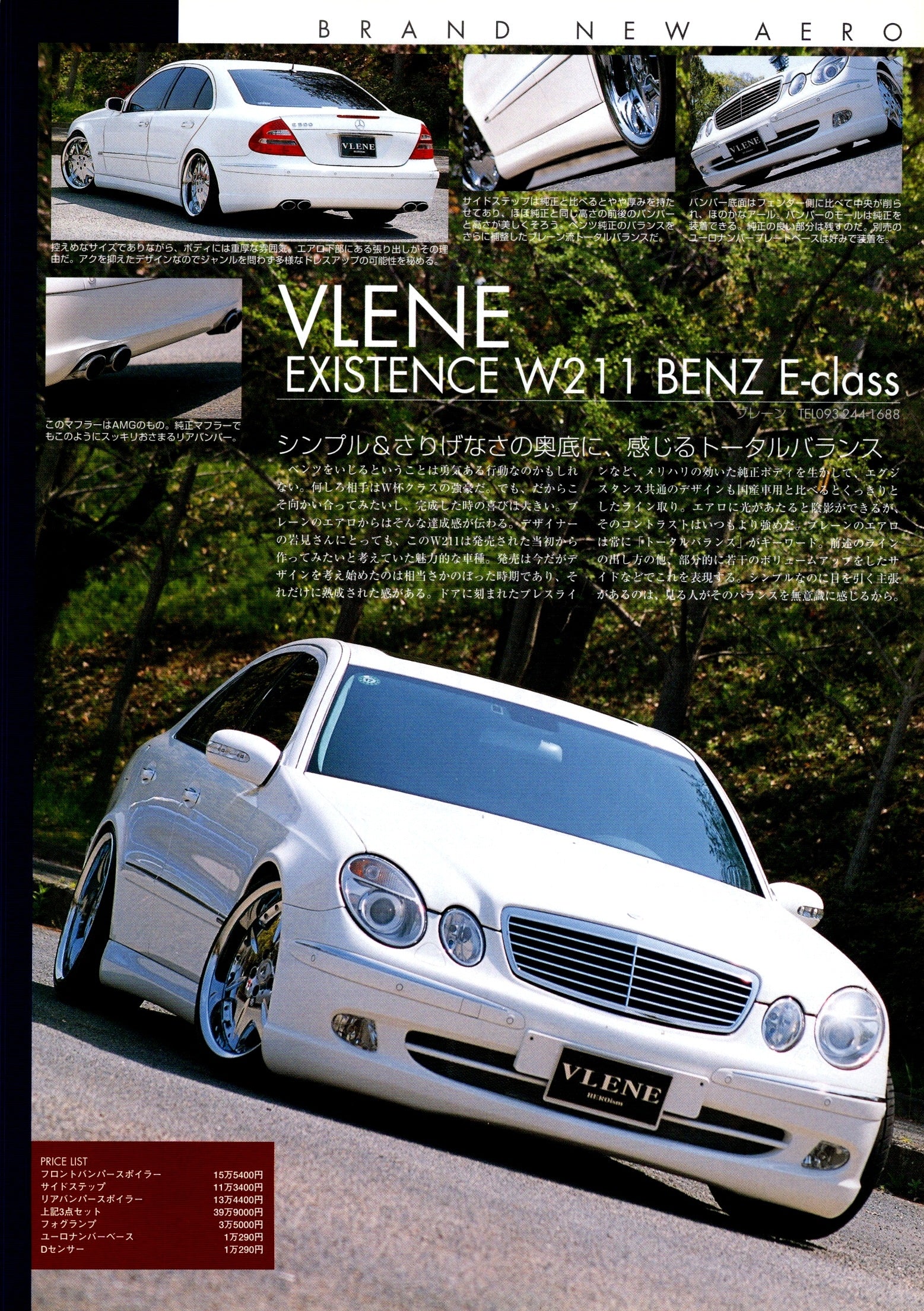 VIP MERCEDES BENZ ECLASS (W211) collection  from Japan (8X11)-SINGLE