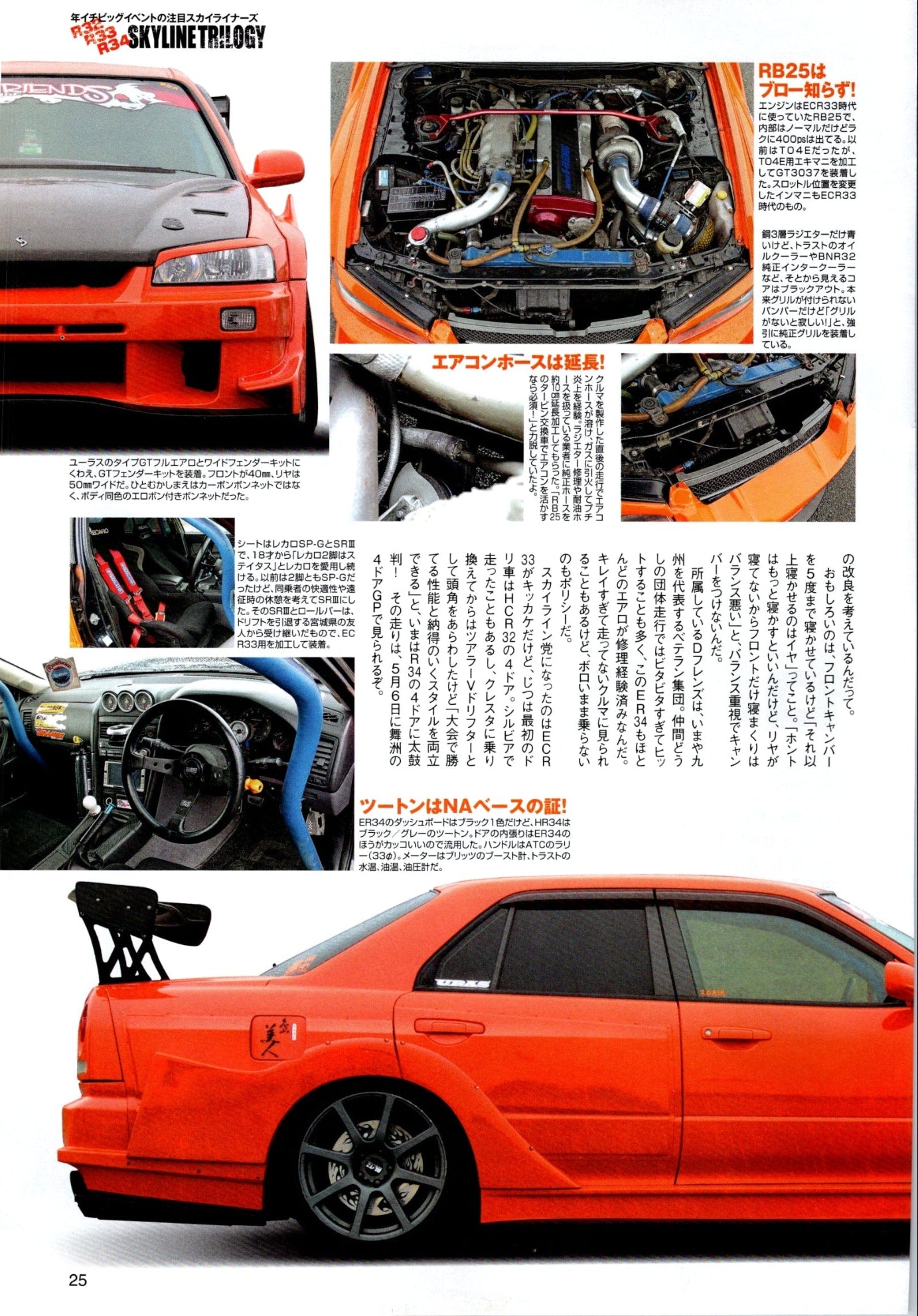 NISSAN R34 collection  from Japan (8X11)-SINGLE