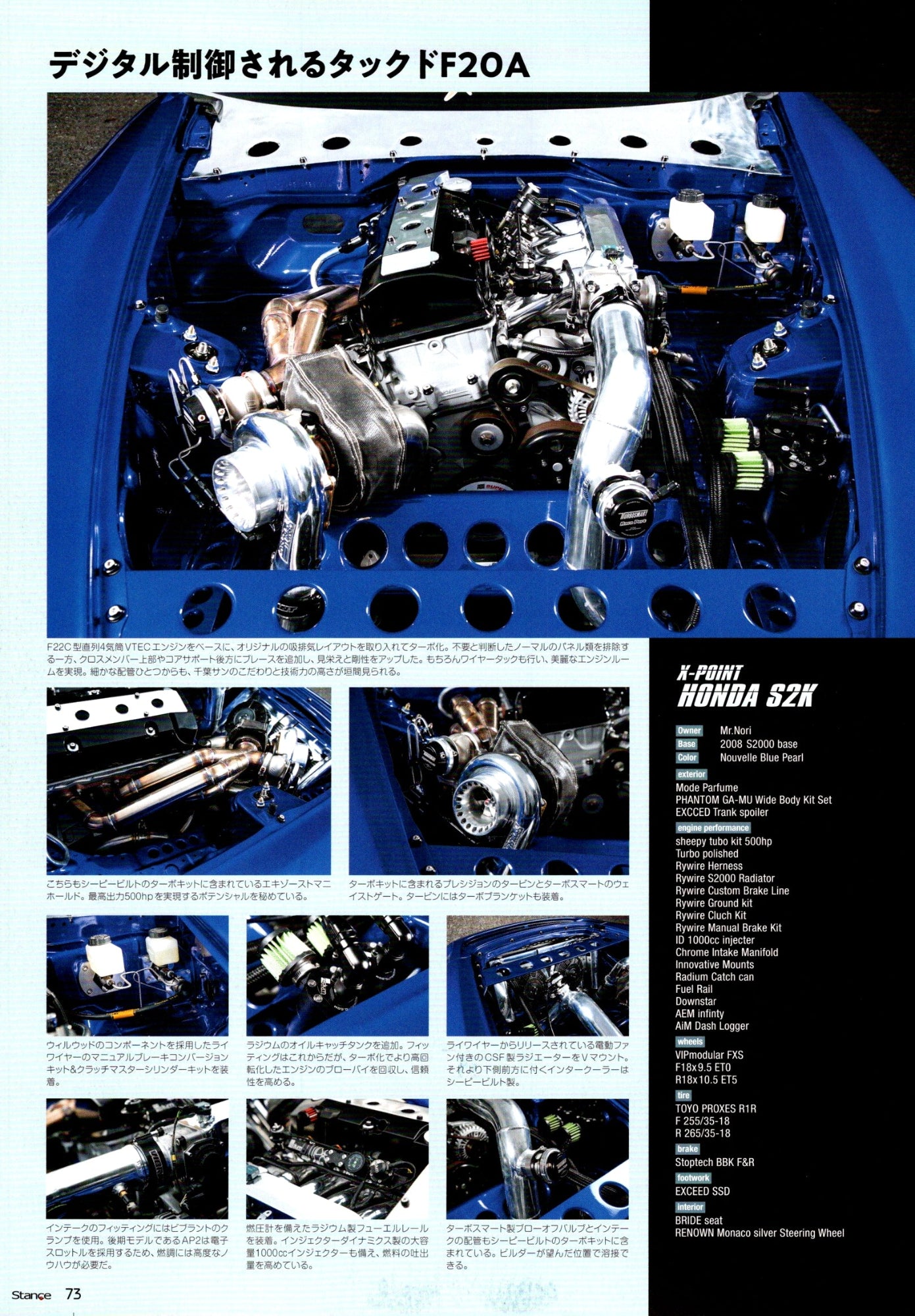 HONDA S2000 S2K (BAY) collection from Japan (16x11)-SET