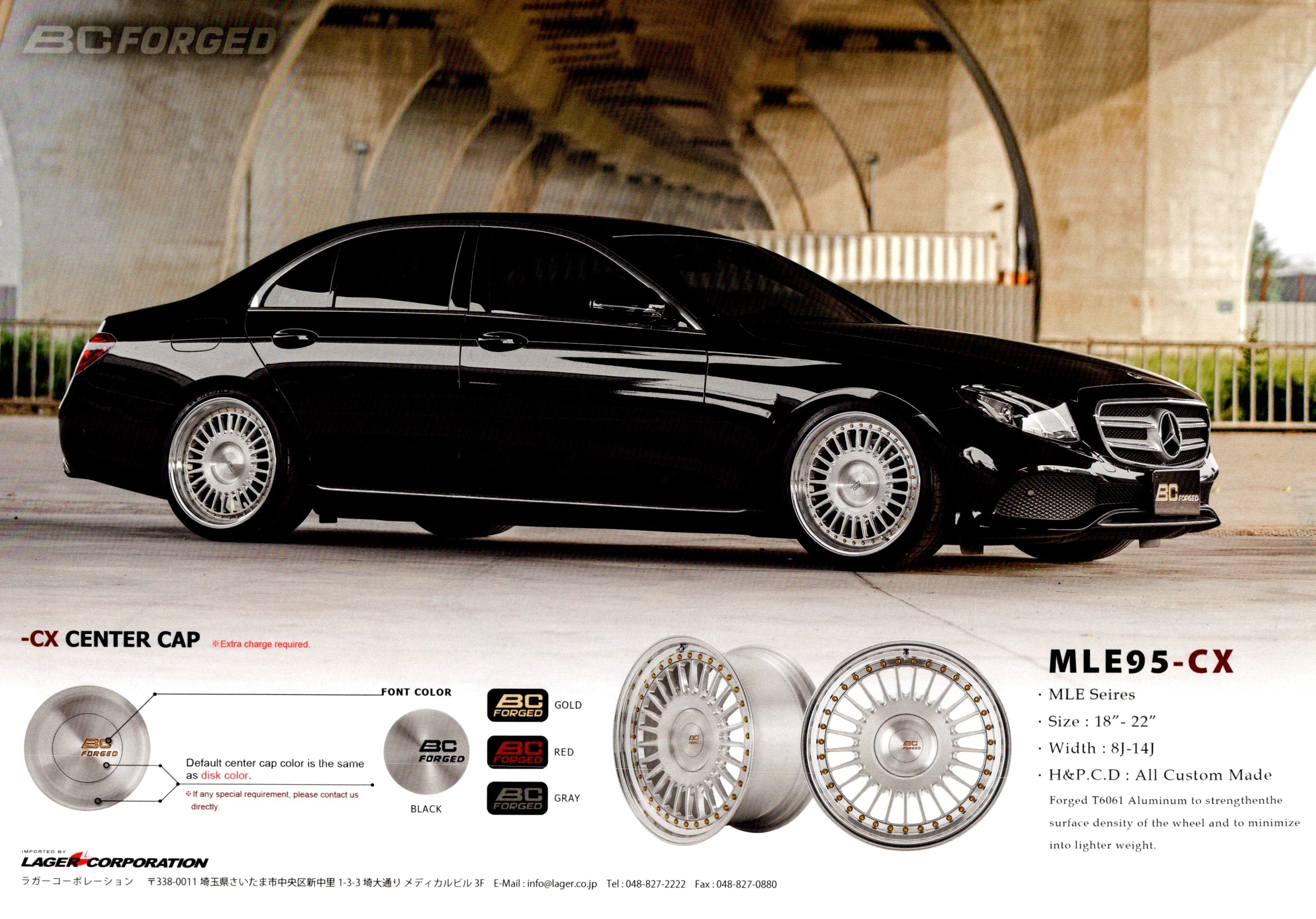 MERCEDES X Bc forged wheels collection From Japan (8X11)-SINGLE