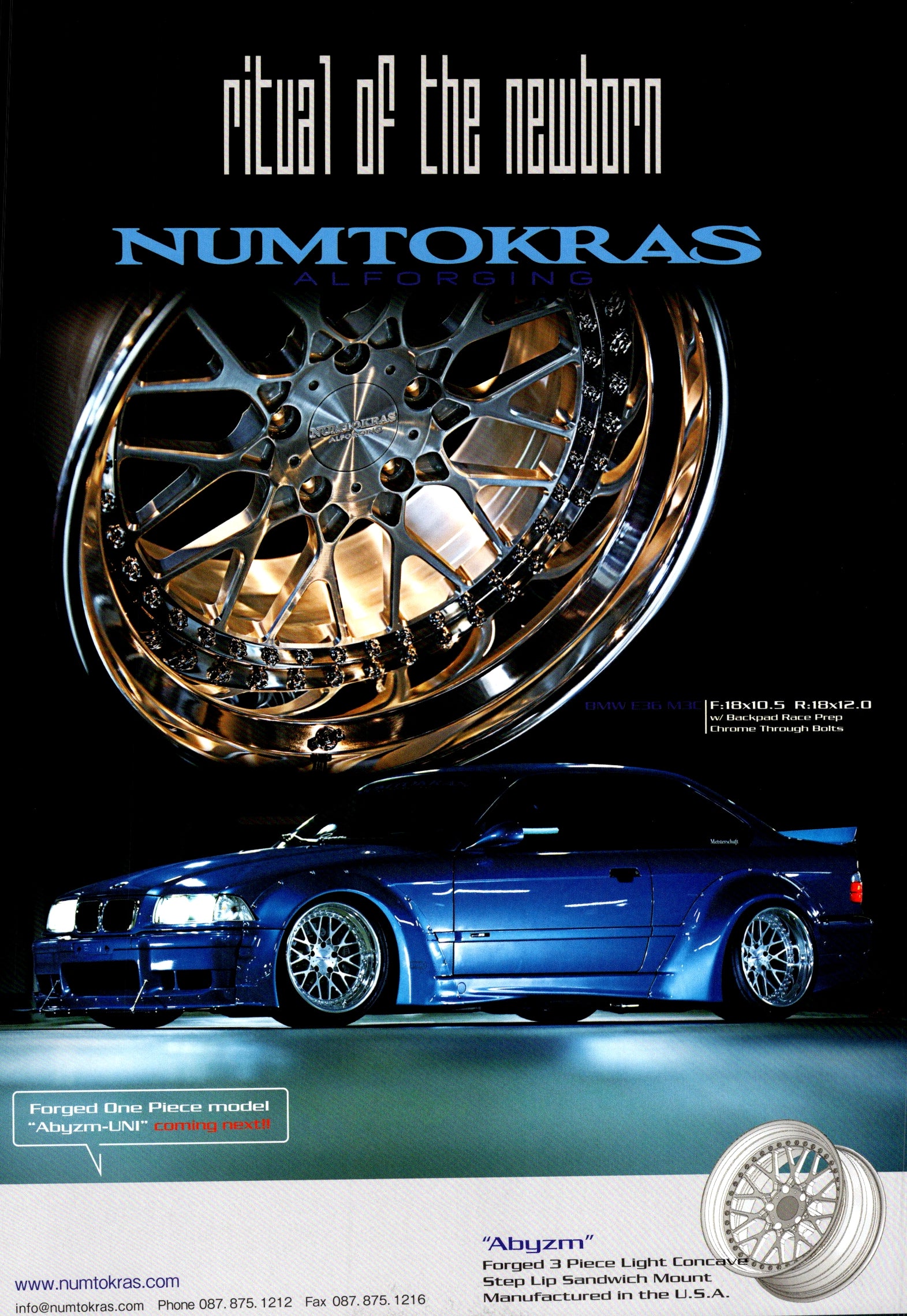 BMW X NUMTOKRAS wheels collection From Japan (8X11)-SINGLE