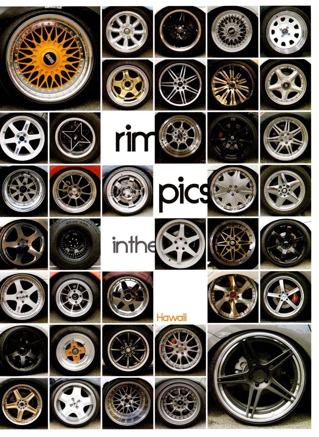 wheels wheels wheels collection USDM (16x11)-SET