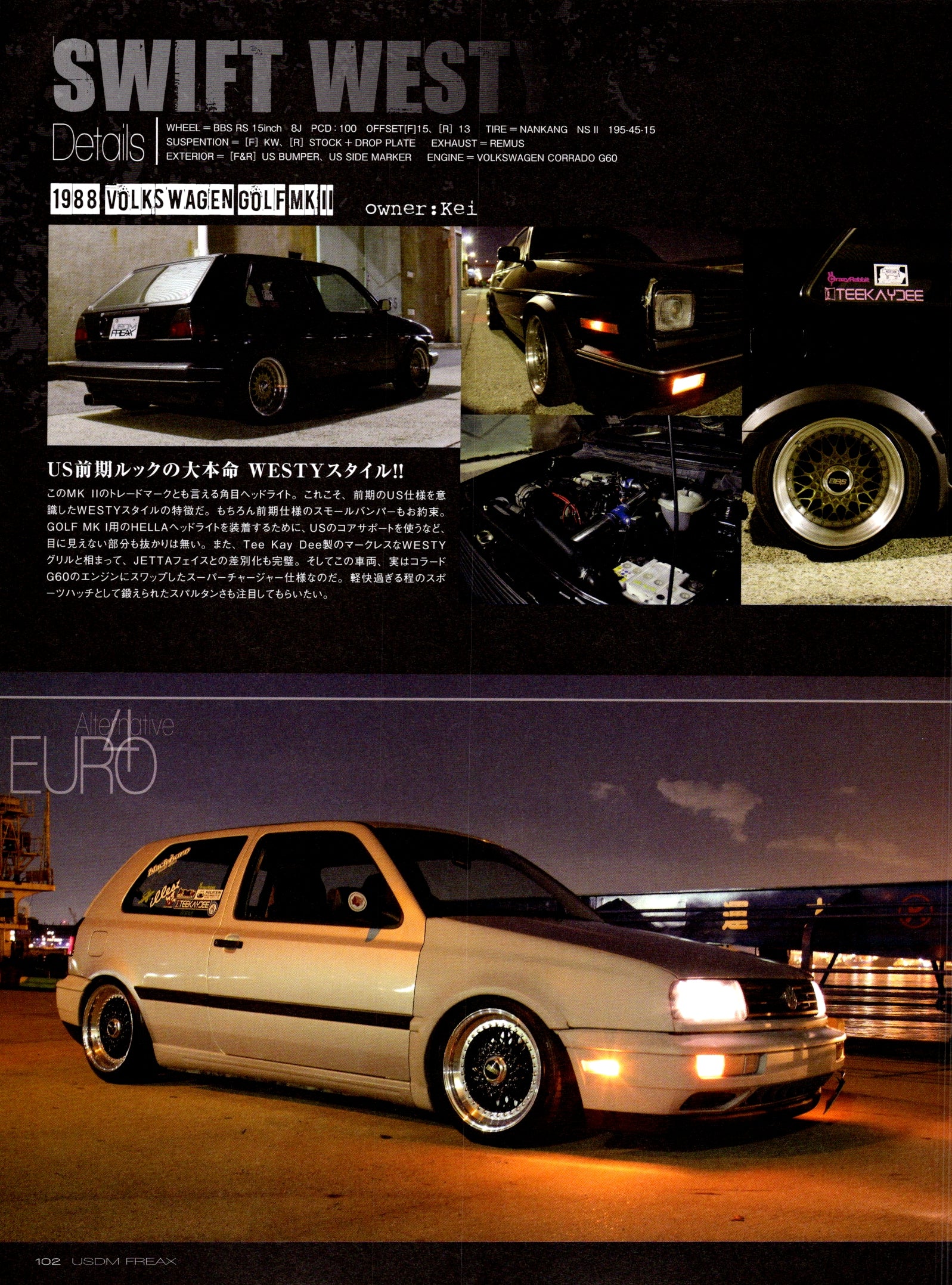 VOLKSWAGEN GOLF collection USDM (8X11)-SINGLE