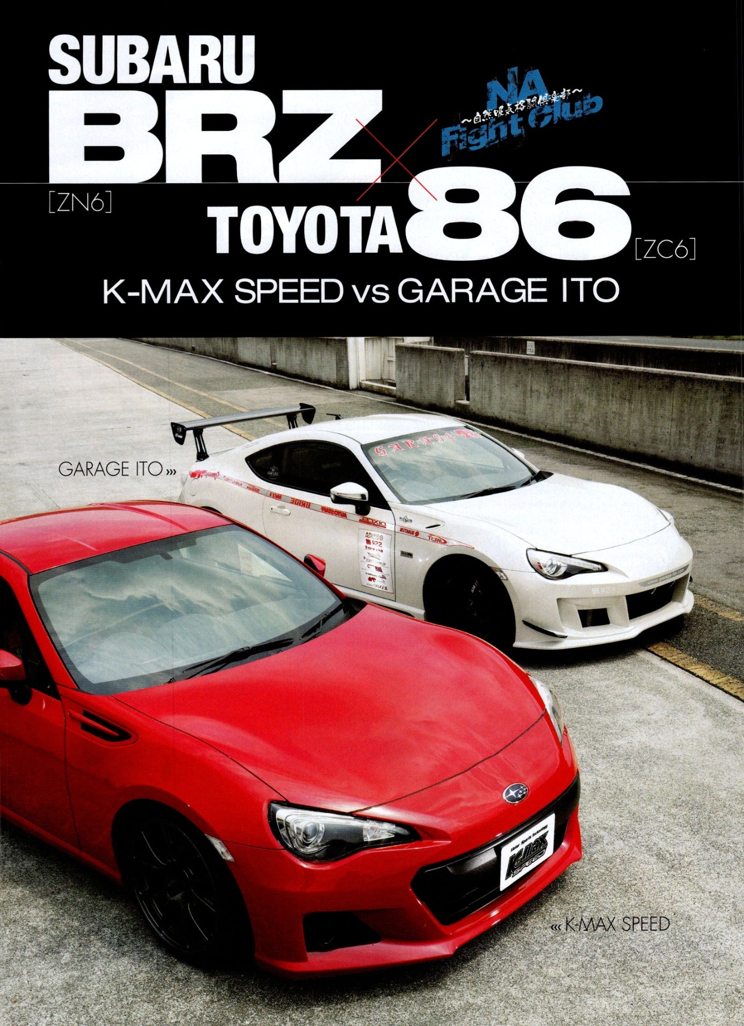 TOYOTA 86 x SUBARU BRZ collection from JAPAN (16x11)-SET