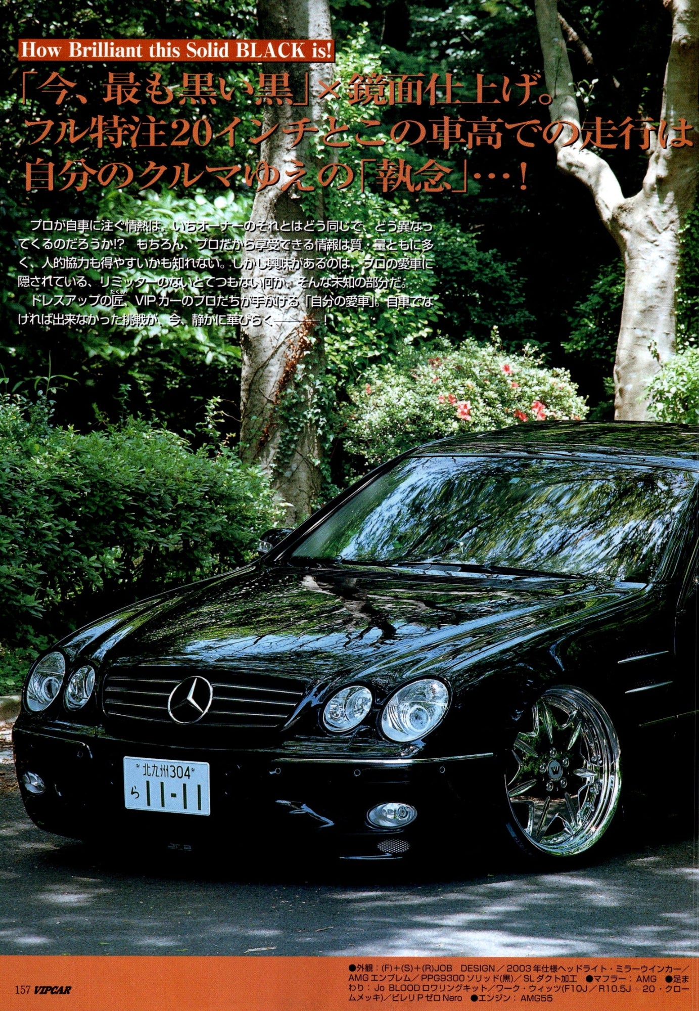 VIP MERCEDES W215 CL55 AMG  collection from JAPAN (16x11)-SET