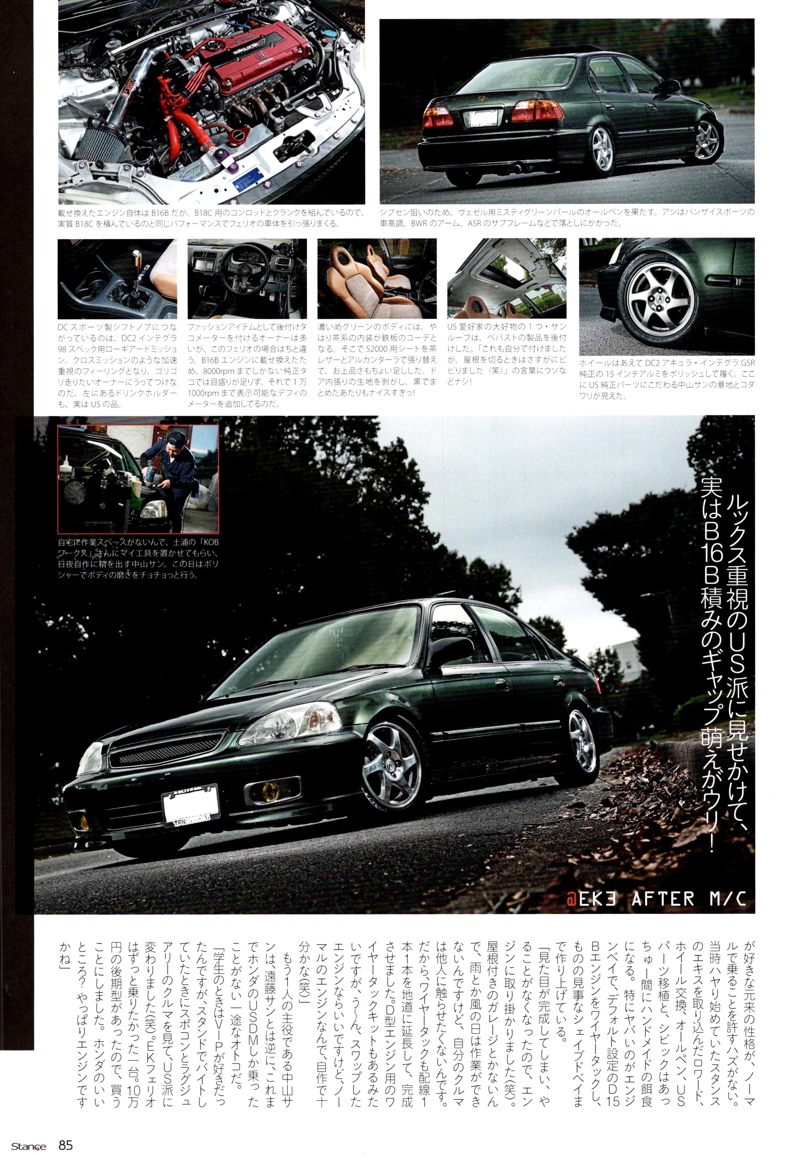 HONDA EK3 collection From Japan (8X11)-SINGLE