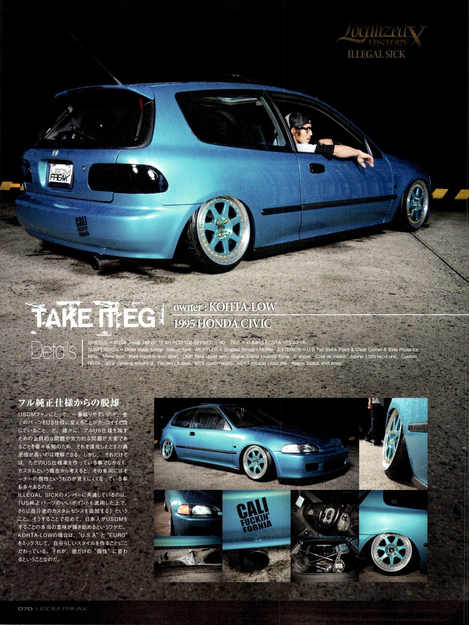 HONDA CIVIC collection From Japan (8X11)-SINGLE