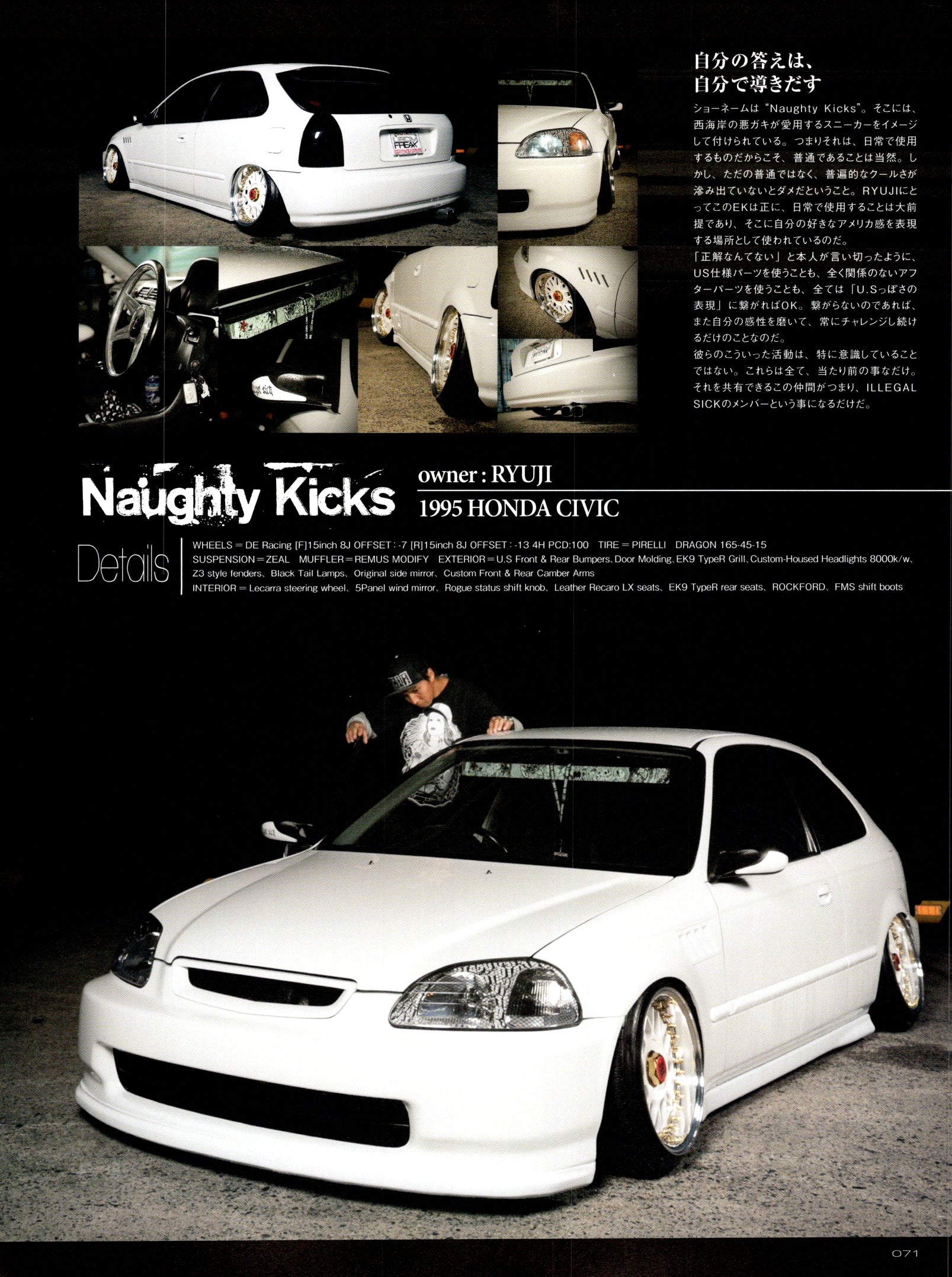 HONDA CIVIC collection From Japan (8X11)-SINGLE