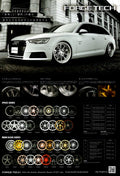 AUDI X FORGED TECH WHEELS collection From Japan (8X11)-SINGLE