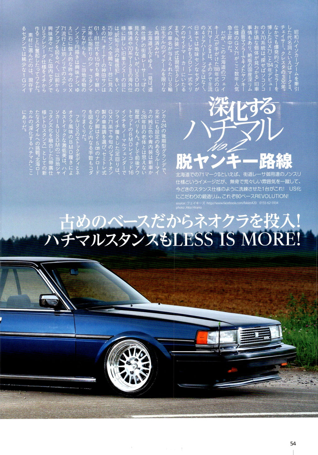 TOYOTA MARK II collection From Japan (16X11)-SET
