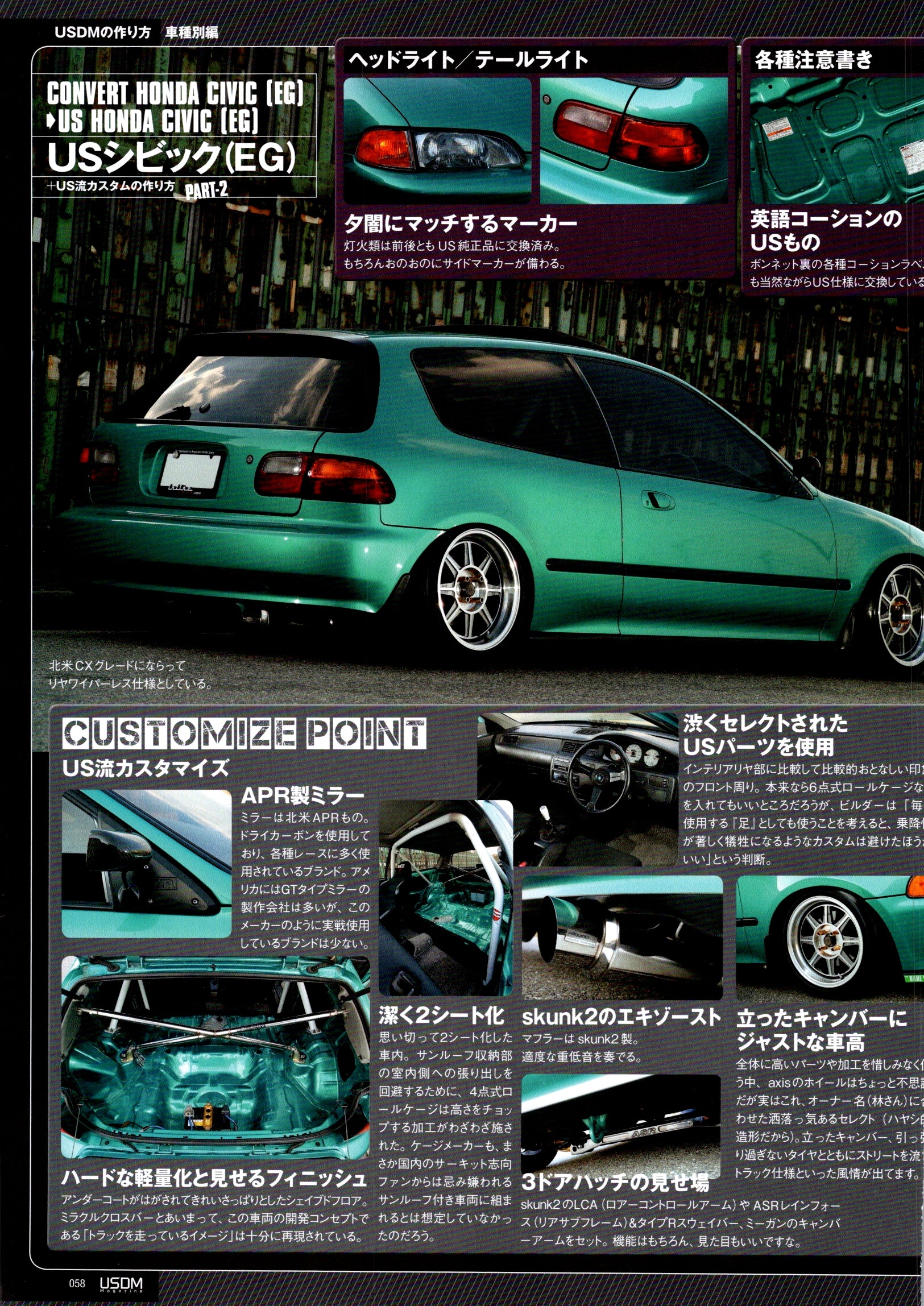 HONDA CIVIC EG collection From Japan (8X11)-SINGLE