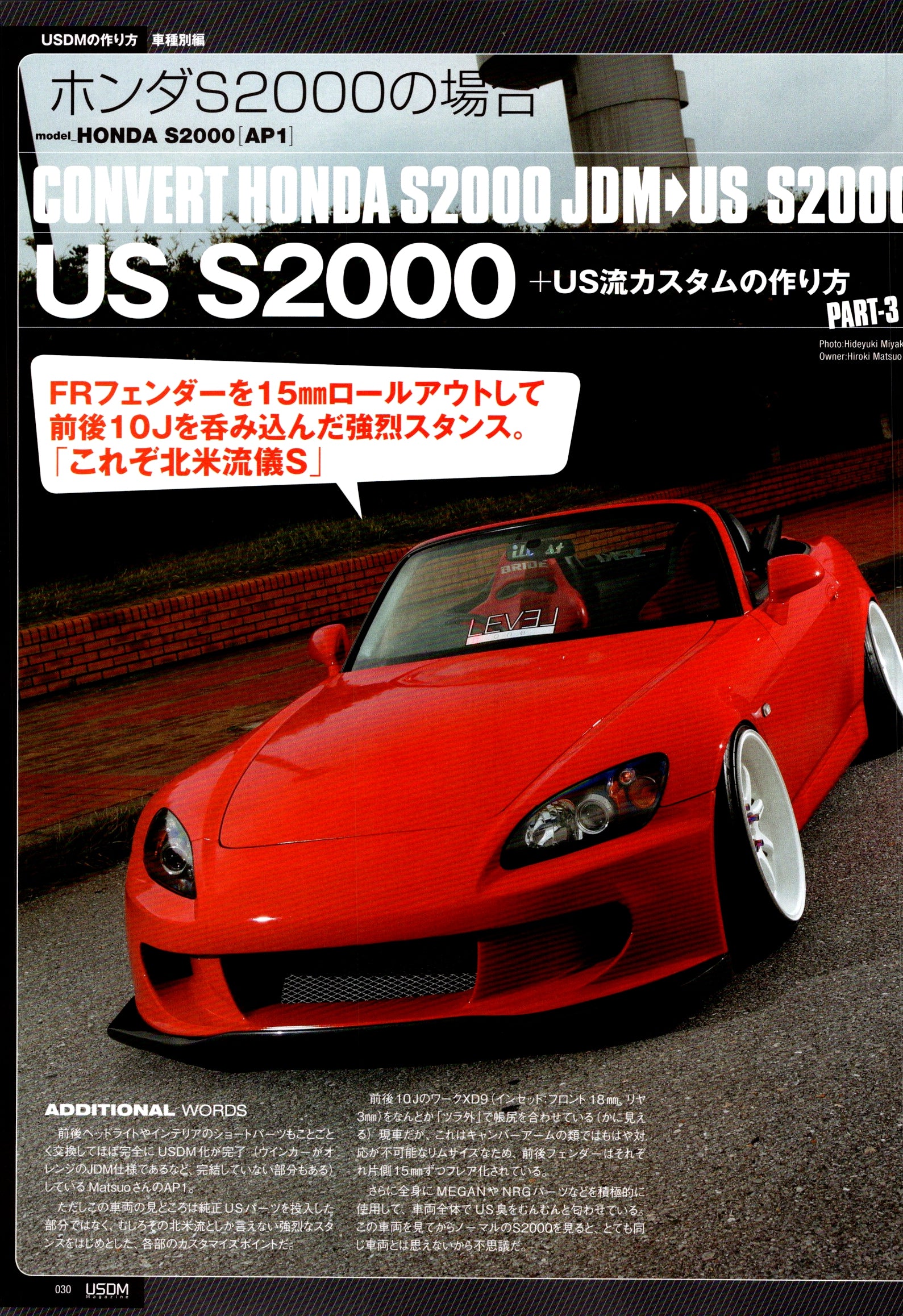 HONDA S2000  collection From Japan (8X11)-SINGLE