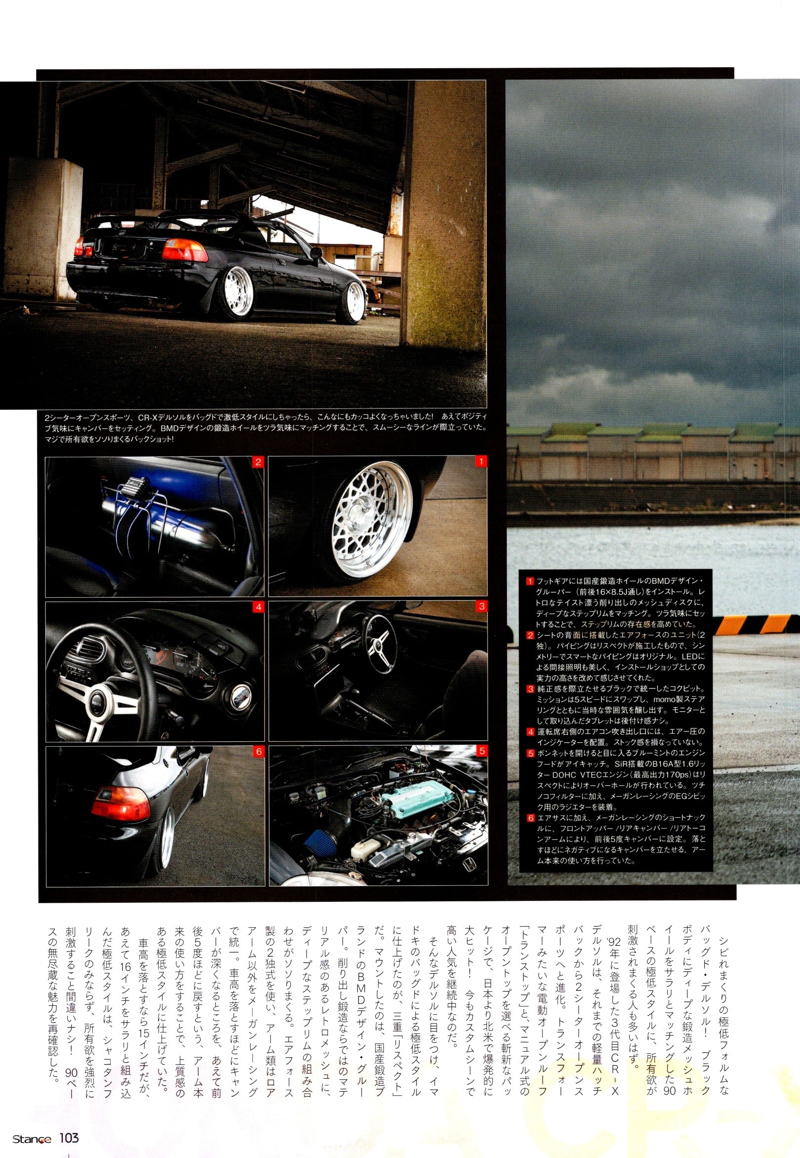 HONDA CR-X collection From Japan (16X11)-SET