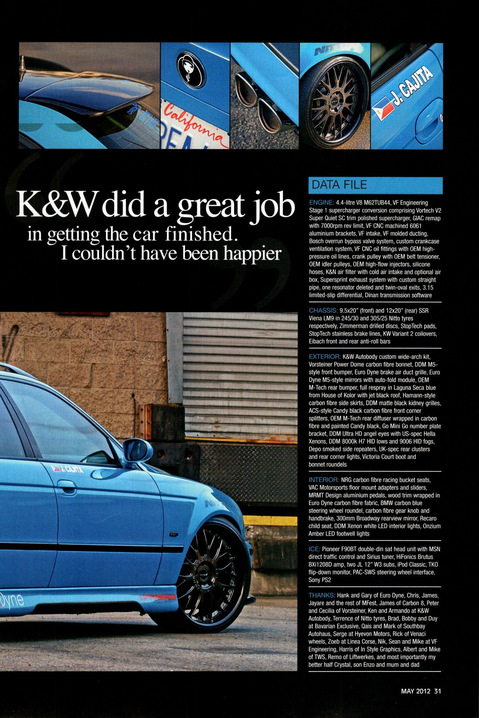 BMW E39  collection (16X11)SET
