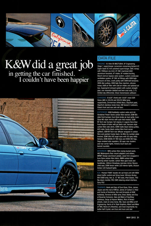 BMW E39  collection (16X11)SET