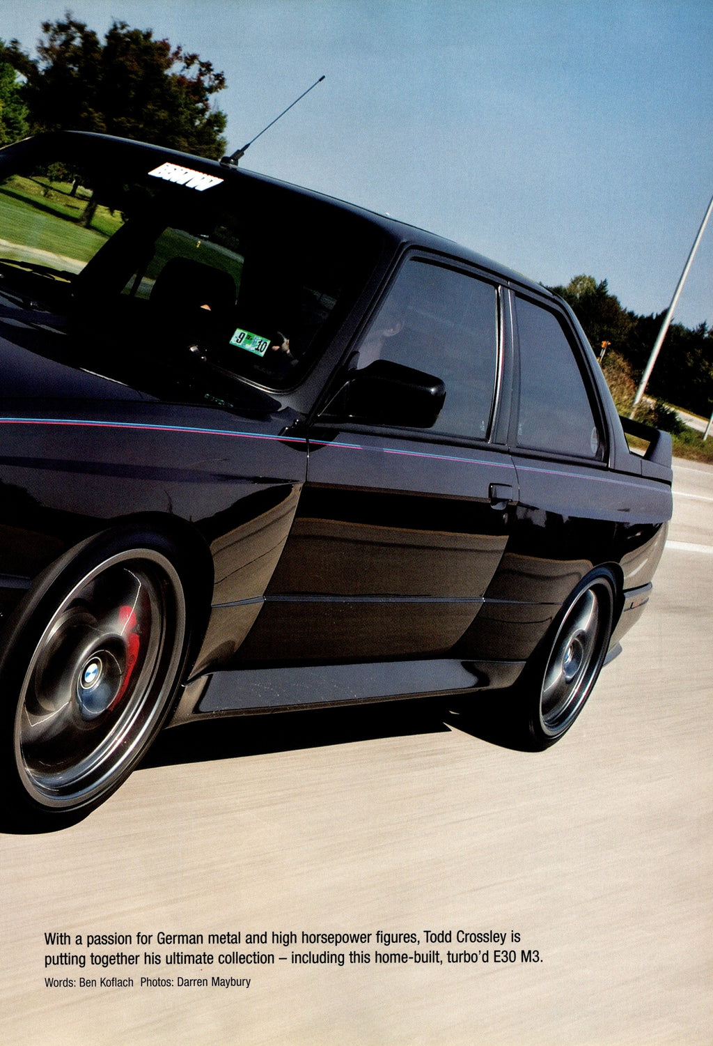 BMW M3 E30 PERFORMANCE collection (16X11)SET