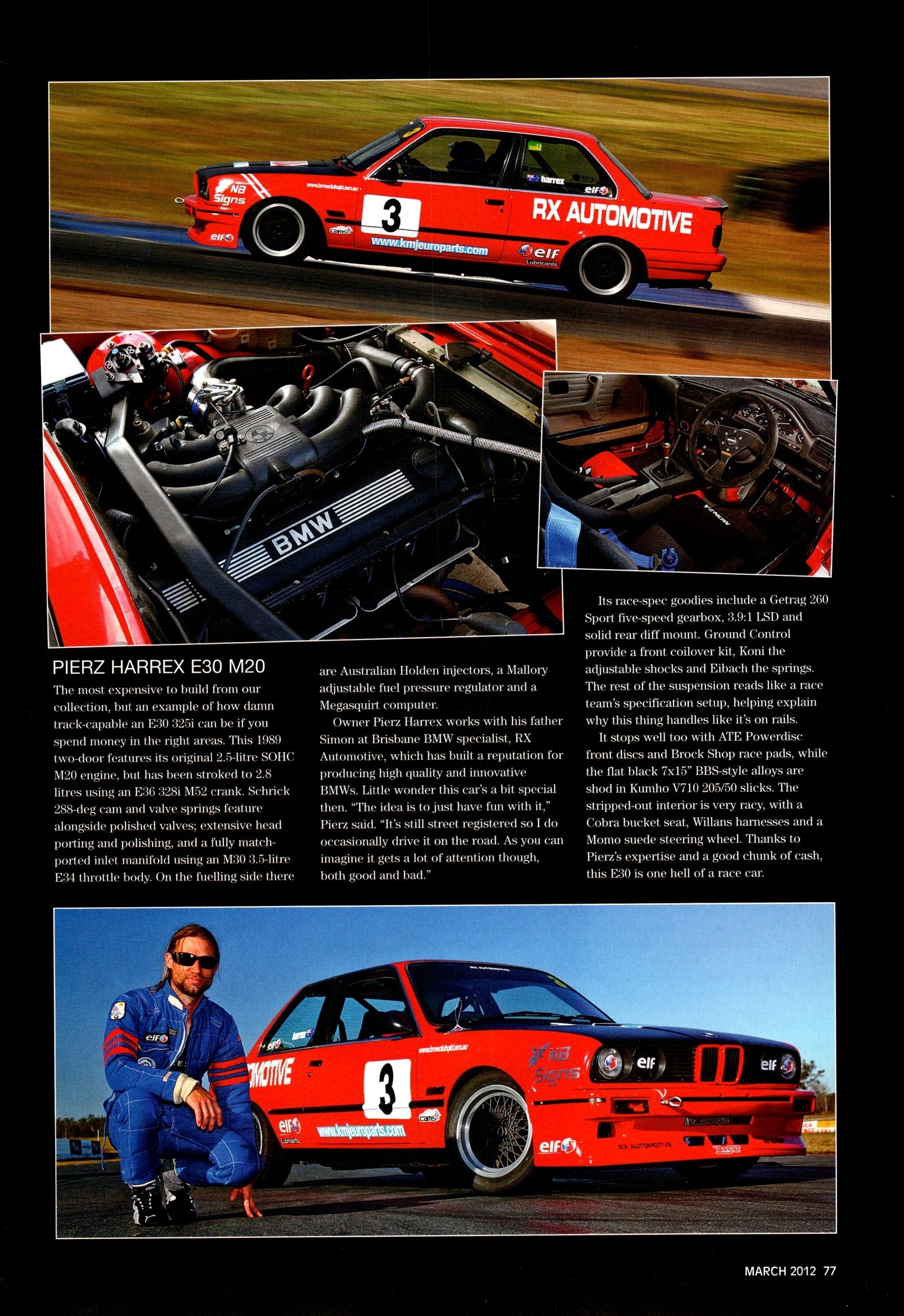 BMW E30 performance collection  (8X11)-SINGLE