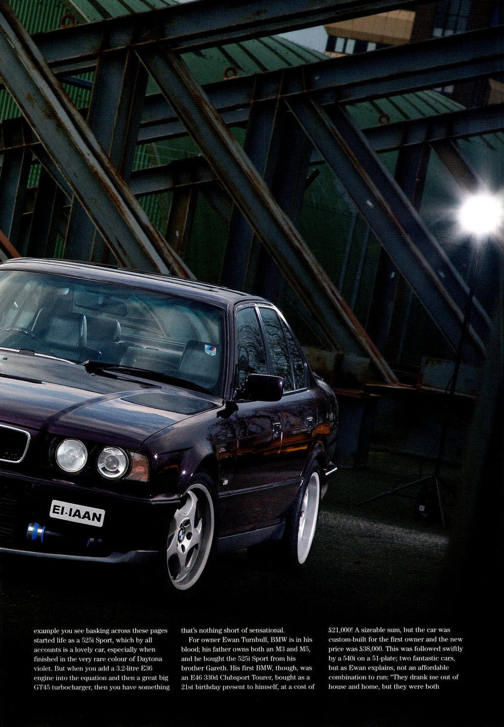 BMW E34 PERFORMANCE collection (16X11)SET