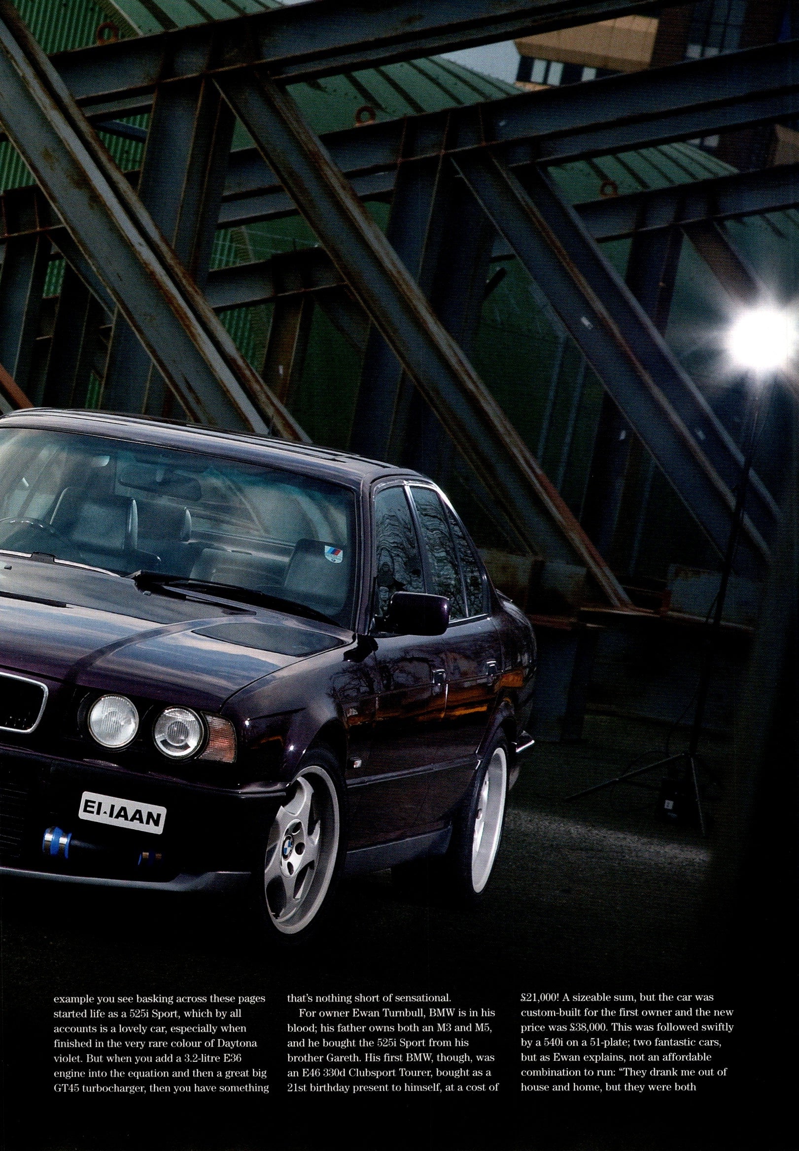 BMW E34 PERFORMANCE collection (16X11)SET