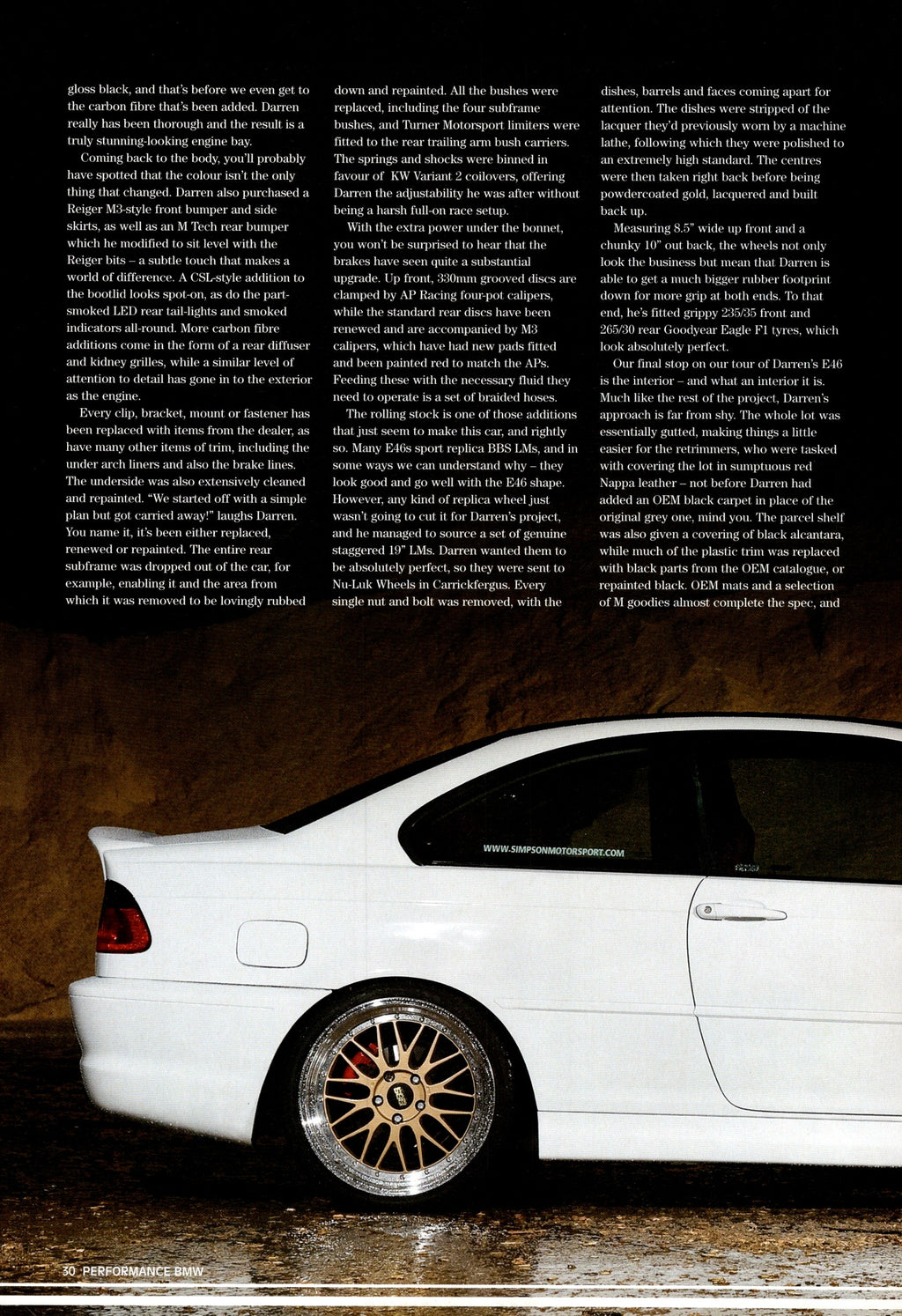 BMW E46 collection (16X11)SET