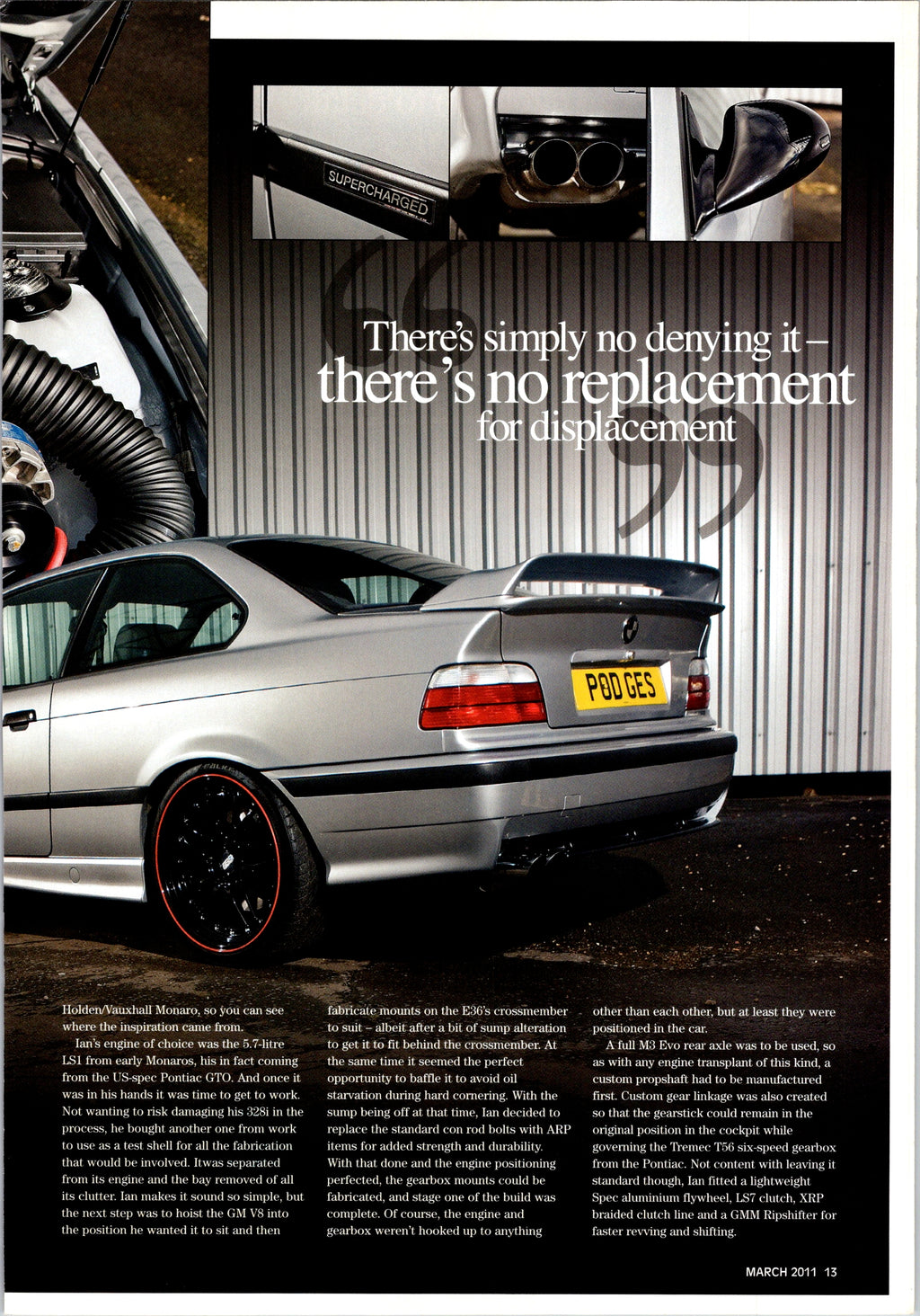 BMW E36 PERFORMANCE collection (16X11)SET
