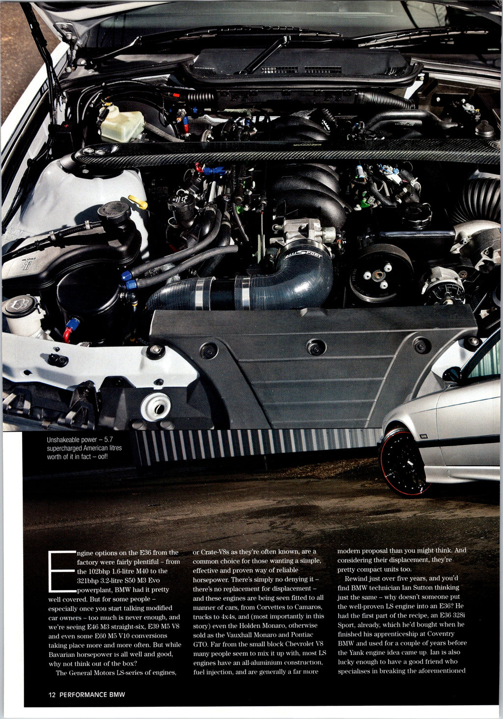 BMW E36 PERFORMANCE collection (16X11)SET