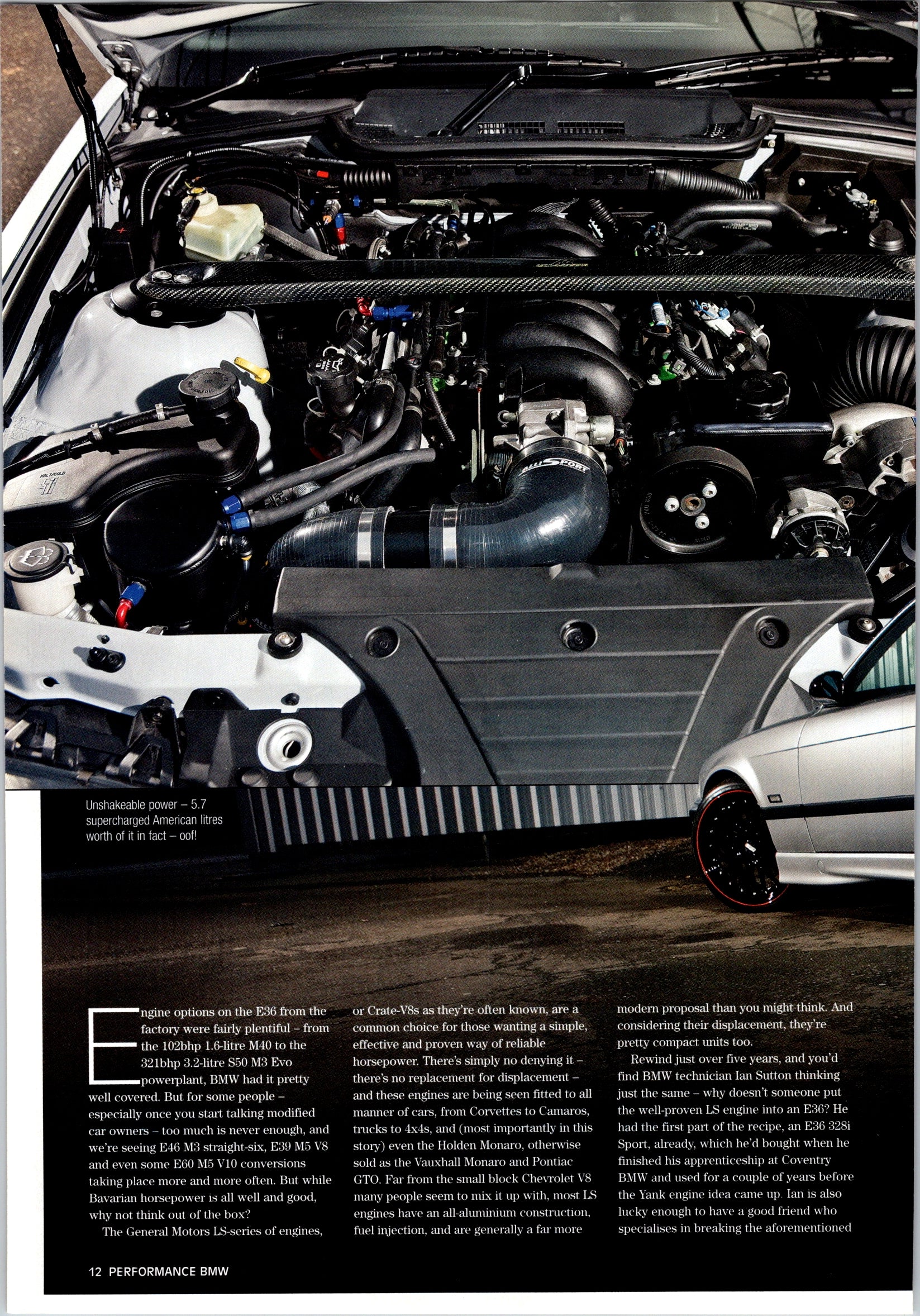 BMW E36 PERFORMANCE collection (16X11)SET