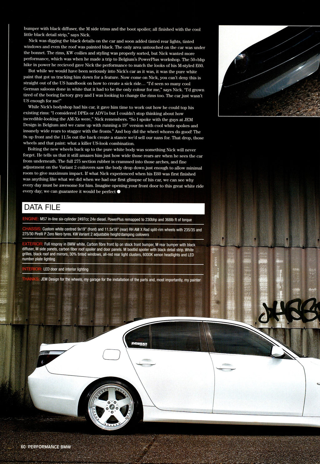 BMW E60 collection (16X11)SET