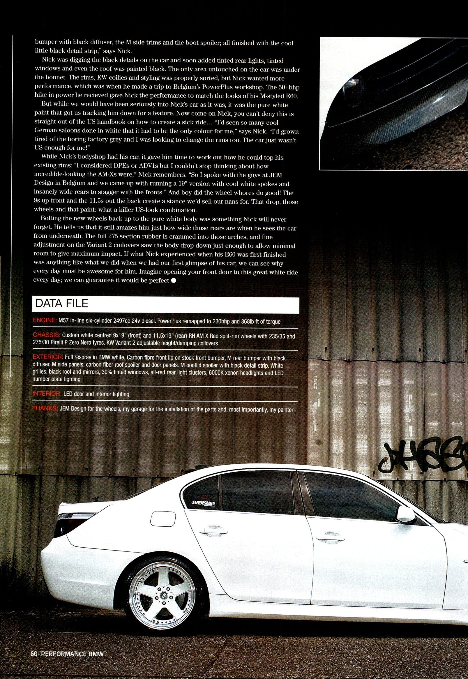 BMW E60 collection (16X11)SET