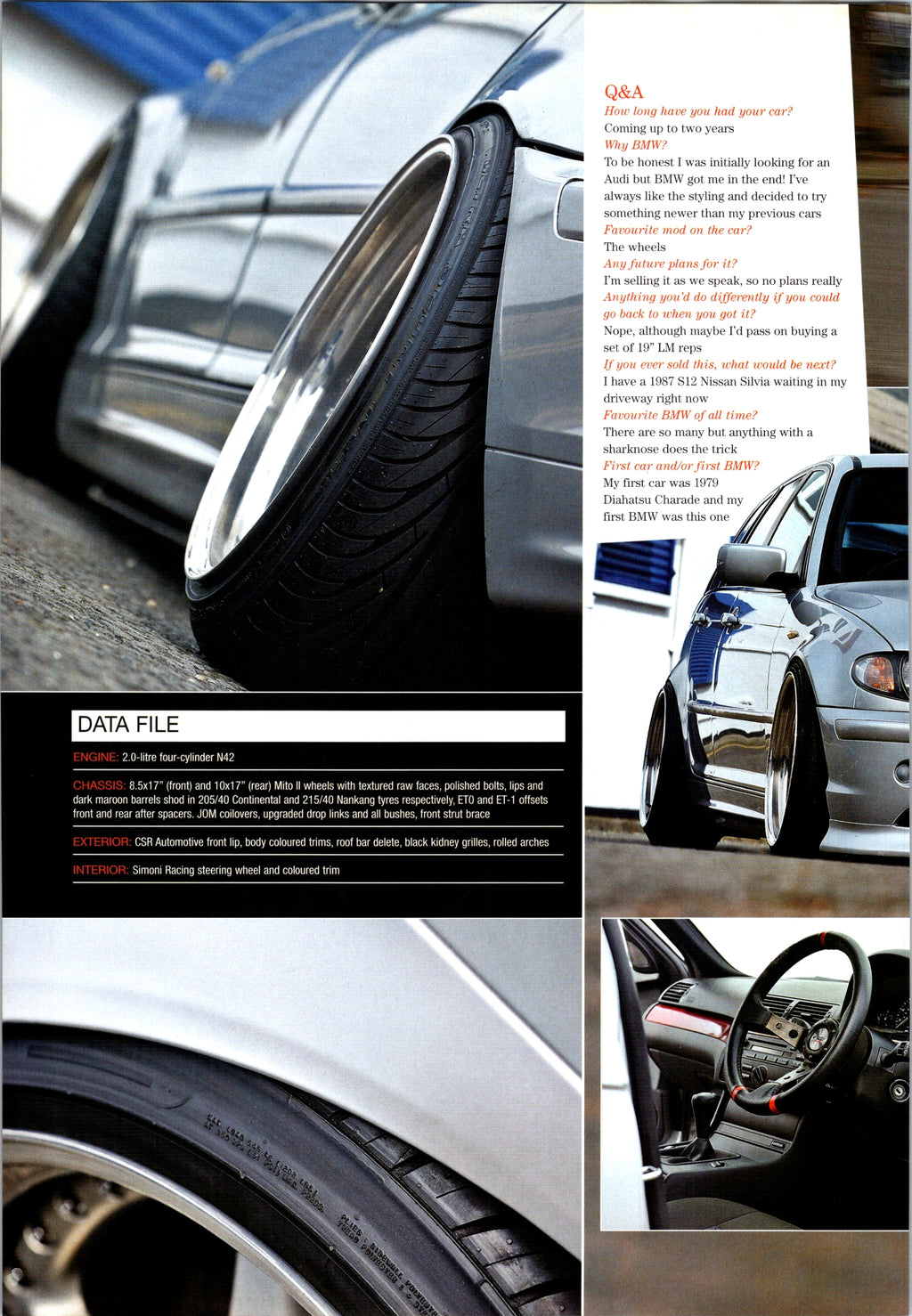 BMW E46 TOURING SERIES collection (16X11)SET