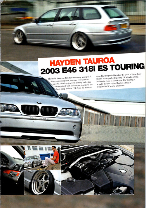 BMW E46 TOURING SERIES collection (16X11)SET