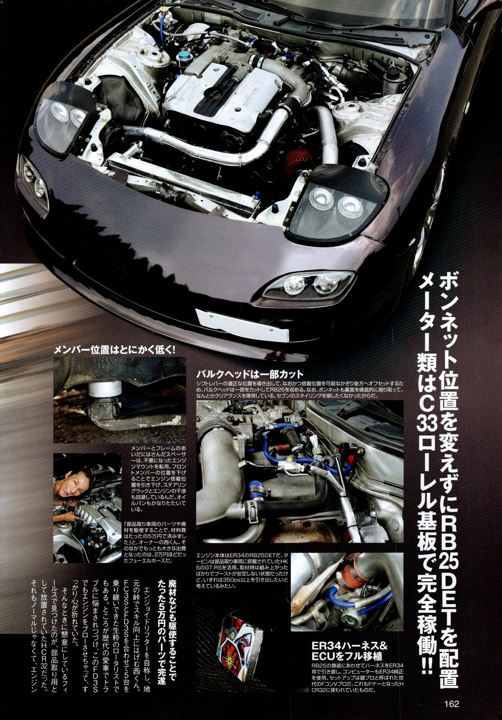 RX7 rb25det X collection  from Japan (16X11)-SET