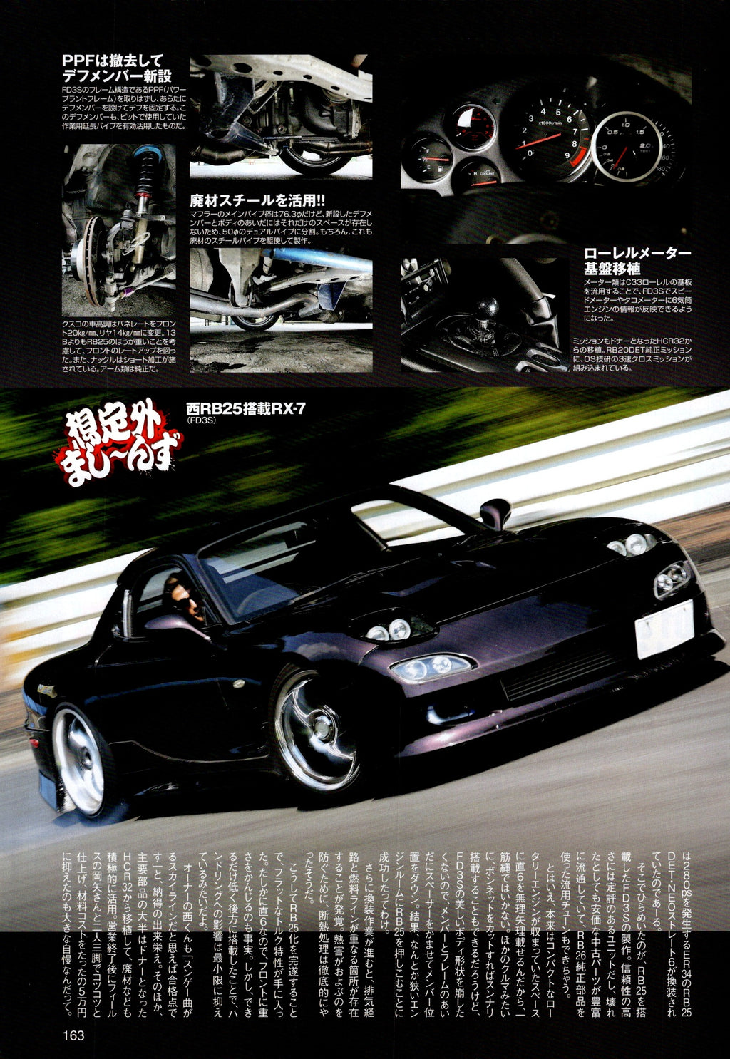 RX7 rb25det X collection  from Japan (16X11)-SET