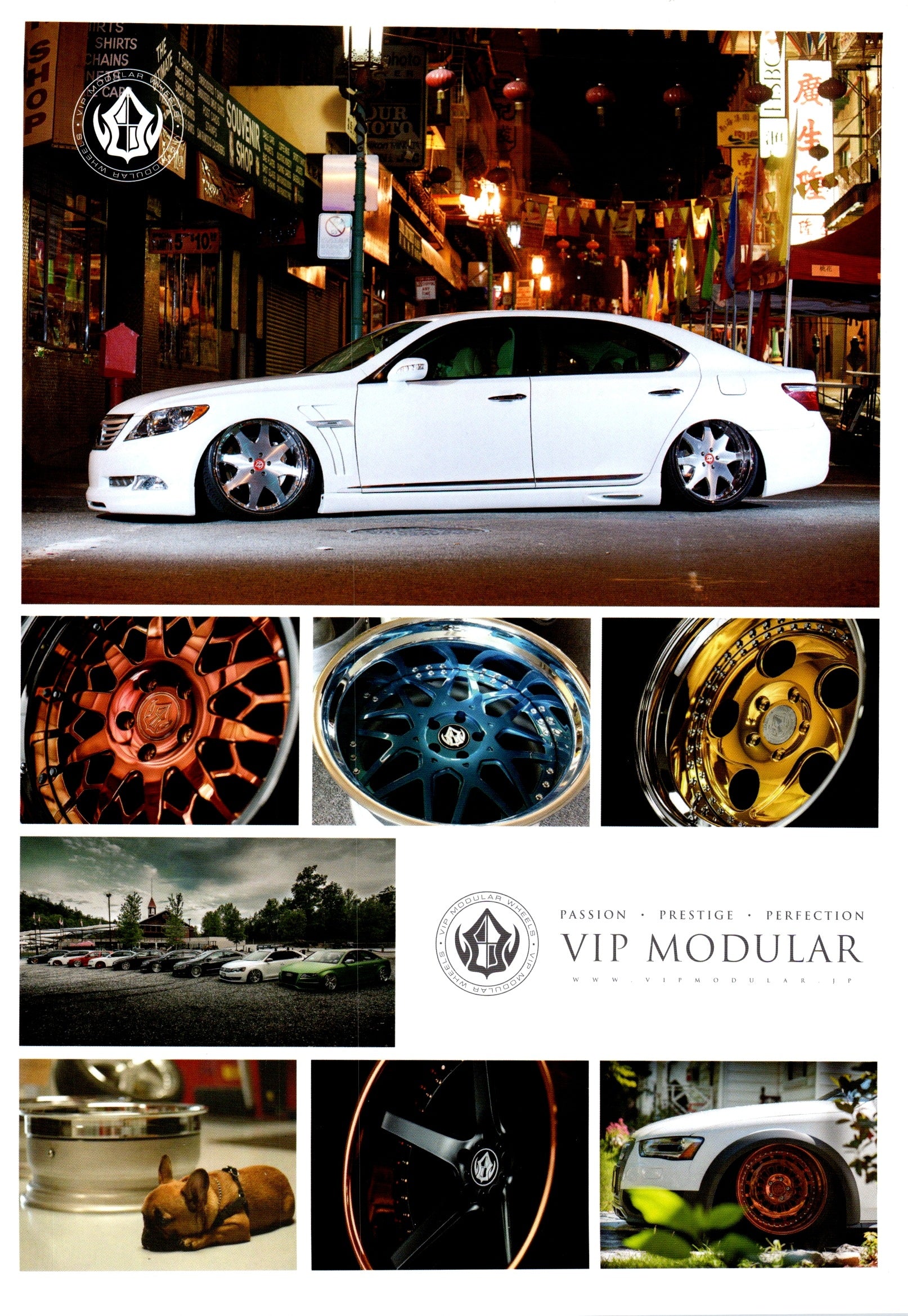 VIP MODULAR WHEELS collection from Japan (16x11)-SET