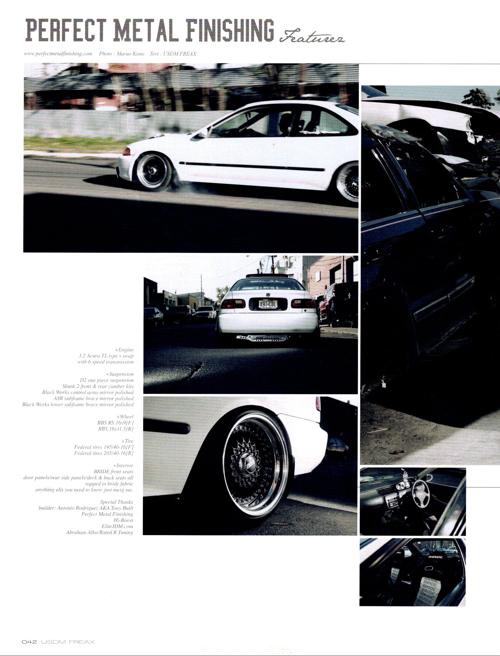 HONDA civic coupe ex collection From Japan (16X11)-SET
