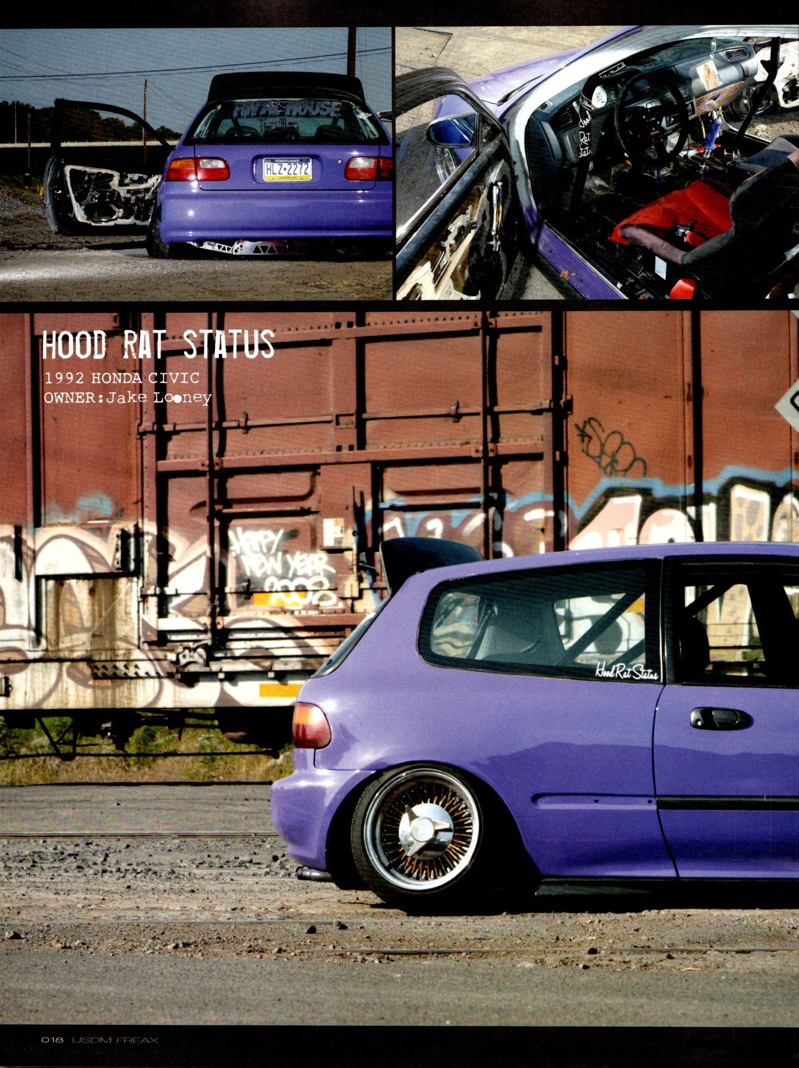 HONDA CIVIC 92' collection From Japan (8X11)-SINGLE