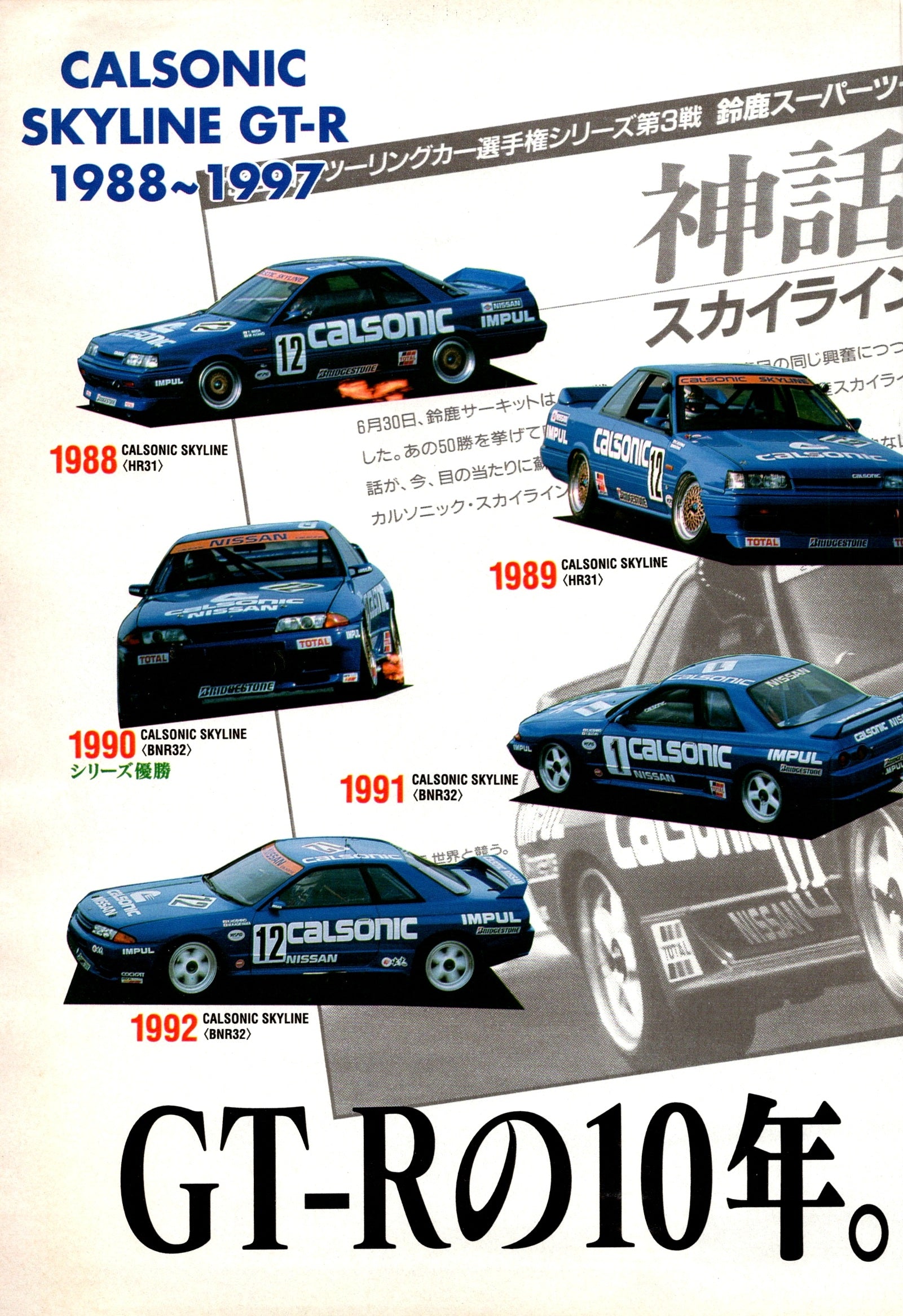 GTR SKYLINE X  collection From Japan (8X11)-SINGLE
