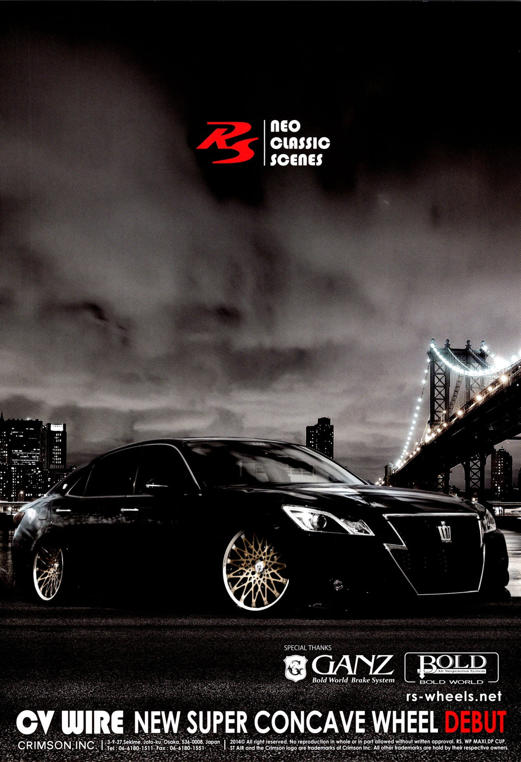 CRIMSON INC. WHEELS collection from Japan (16x11)-SET
