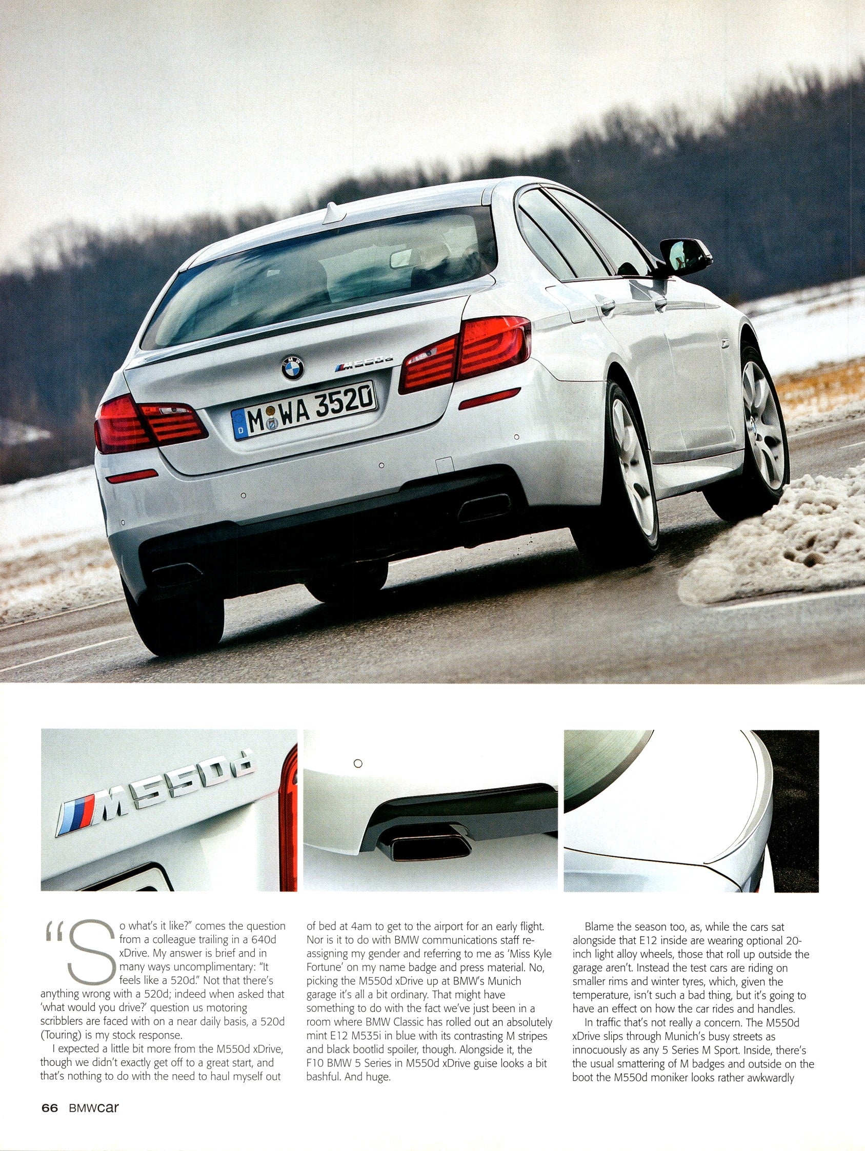 BMW PERFORMANCE M550D collection From Japan (8X11)-SINGLE