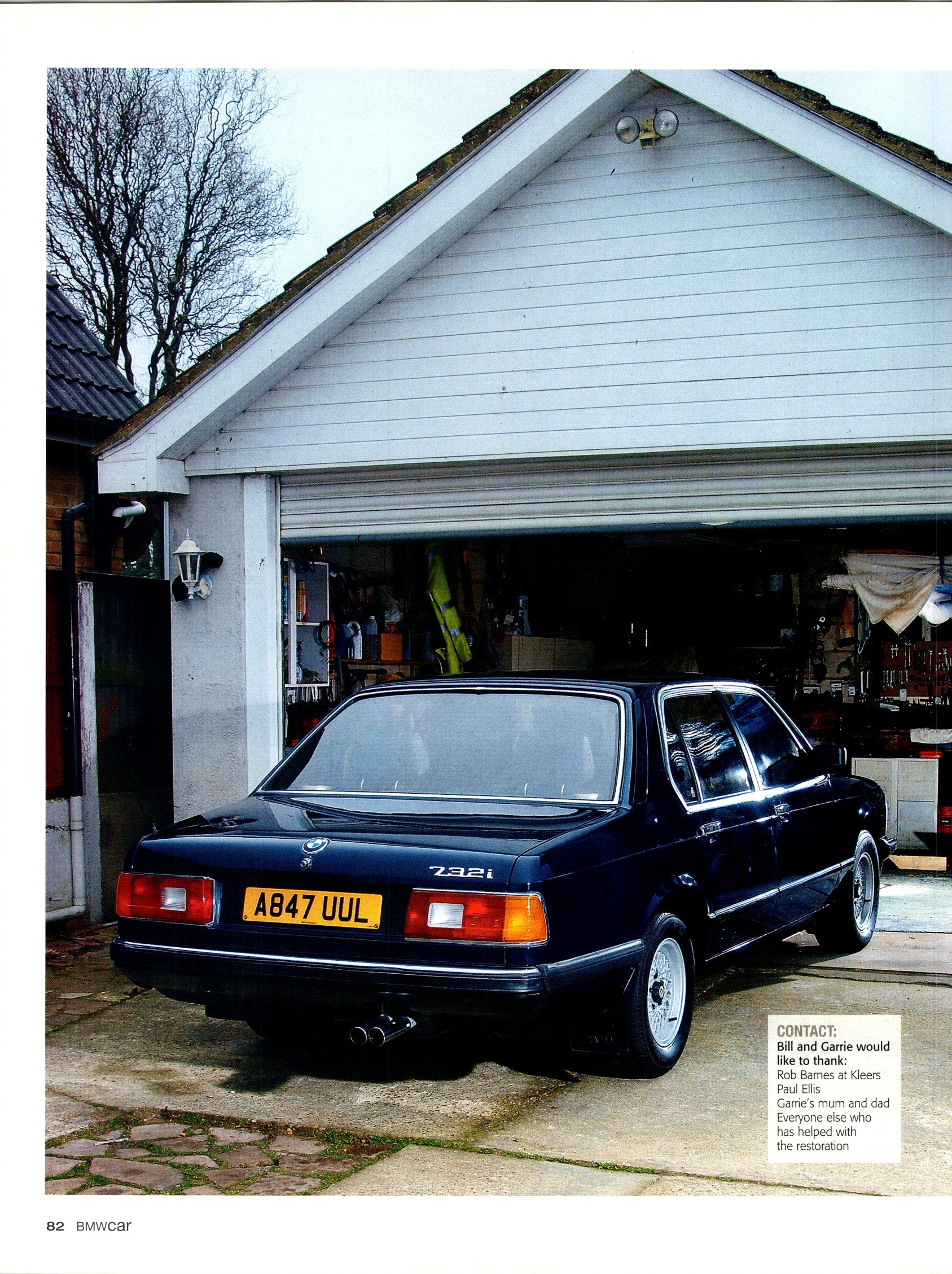 BMW PERFORMANCE E23 collection From Japan (8X11)-SINGLE