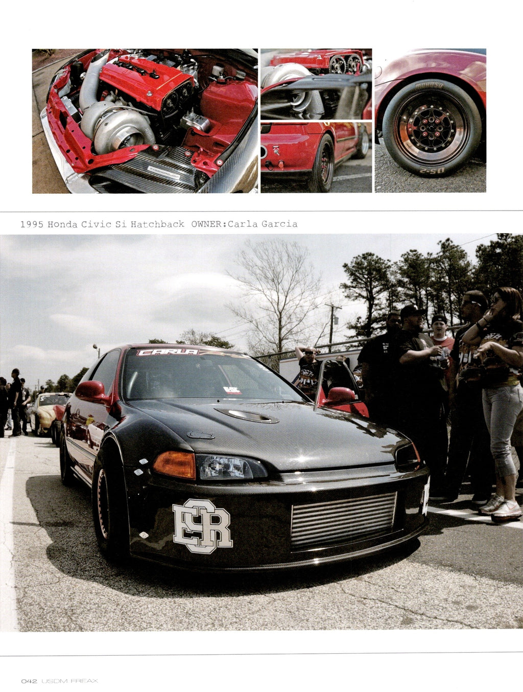 95' HONDA CIVIC SI HATCHBACK collection From Japan (16X11)-SET
